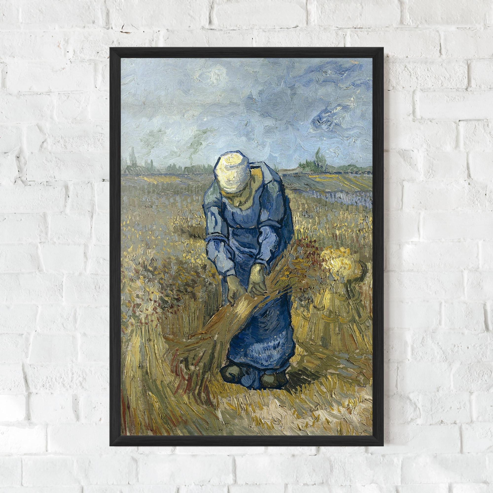 Keretezett Poszter Woman Sheaves mockup 0