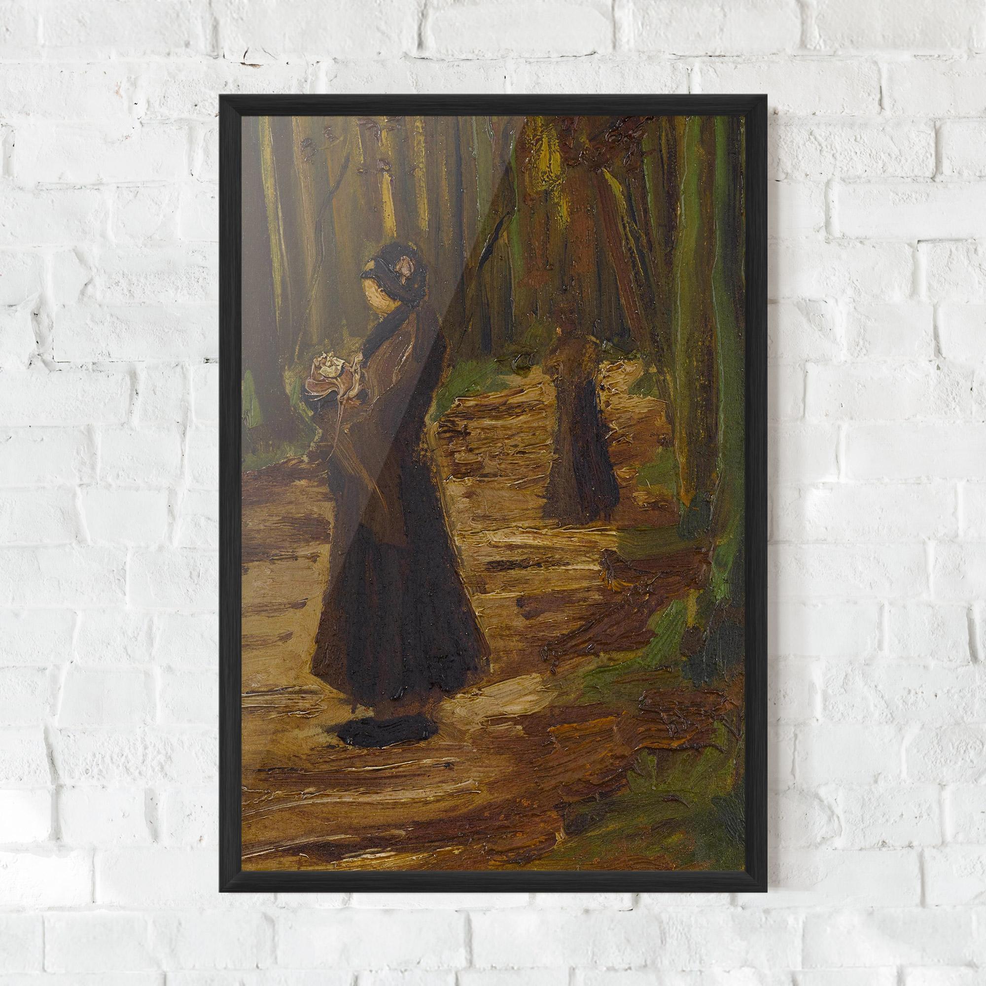 Keretezett Poszter Women In Wood mockup 0