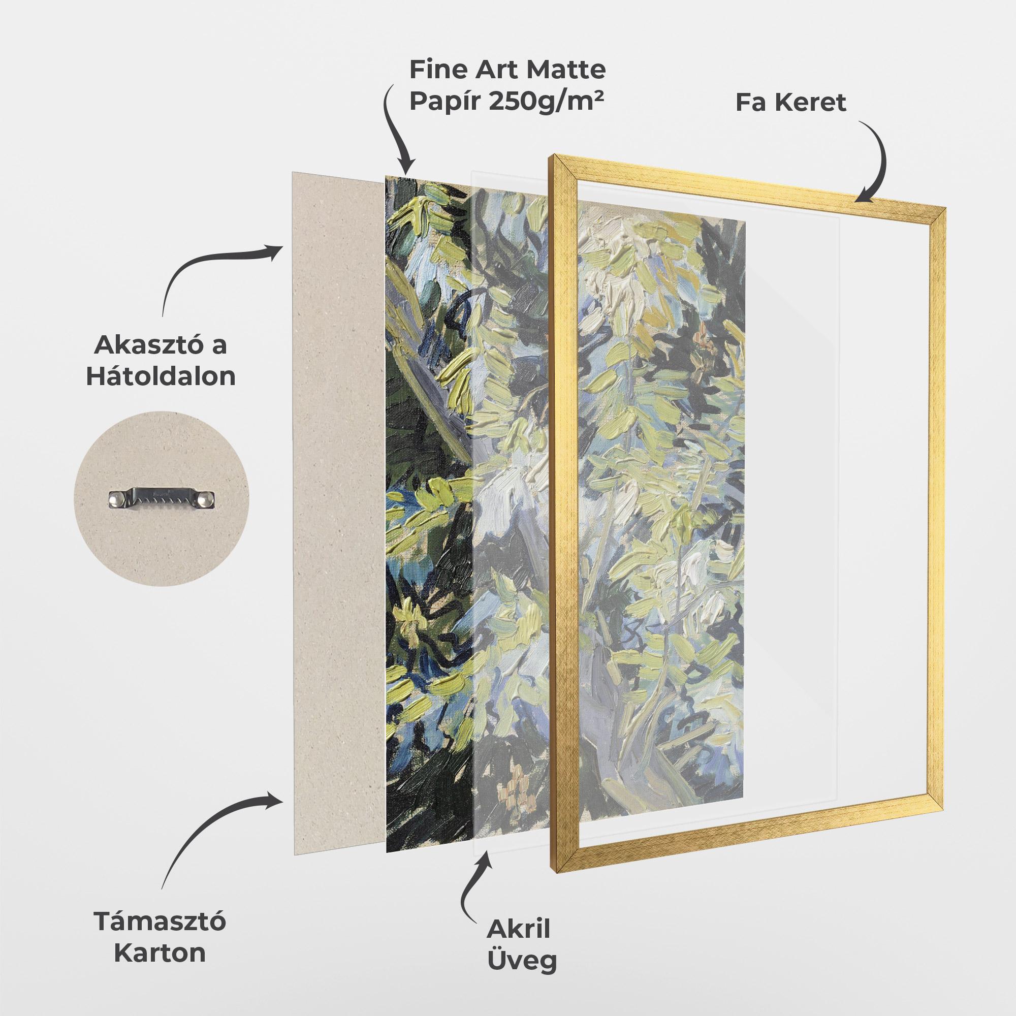 Keretezett Poszter Blossoming Branches mockup 1