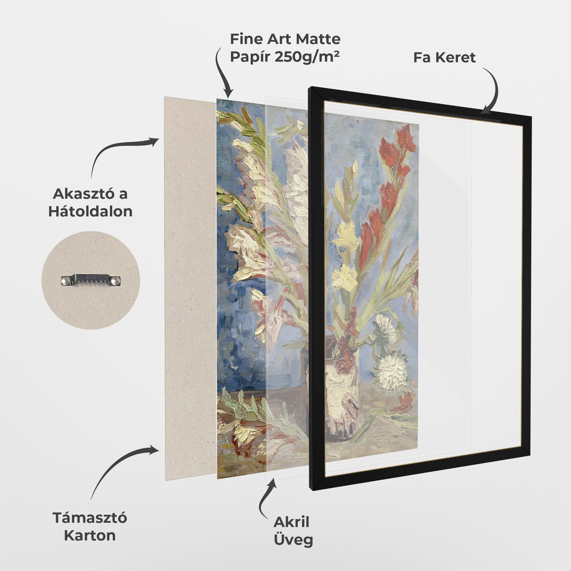 Keretezett Poszter Tuingladiolen mockup 1