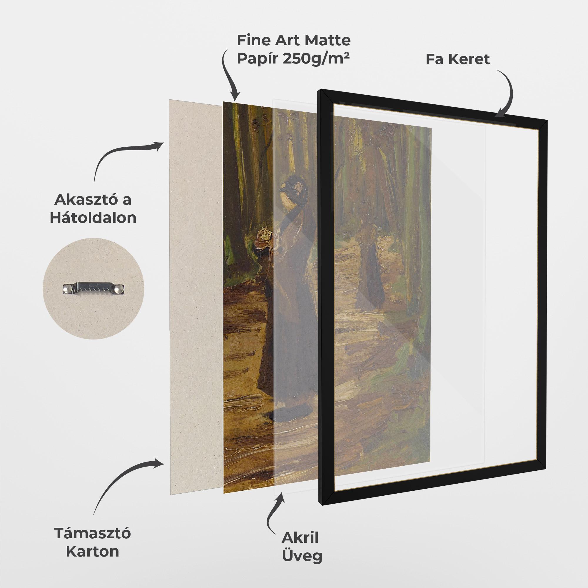 Keretezett Poszter Women In Wood mockup 1