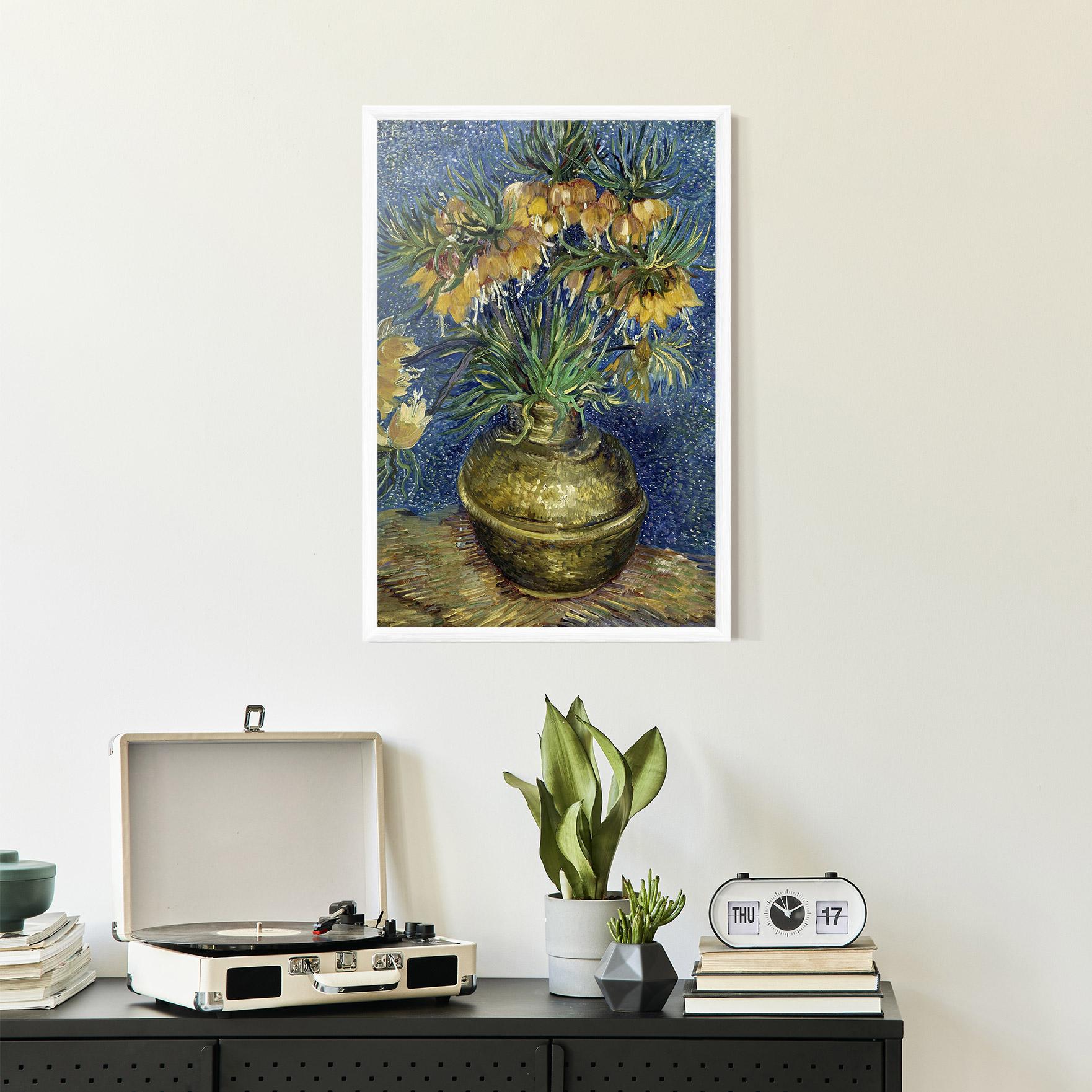 Keretezett Poszter Imperial Fritillaries Art mockup 2
