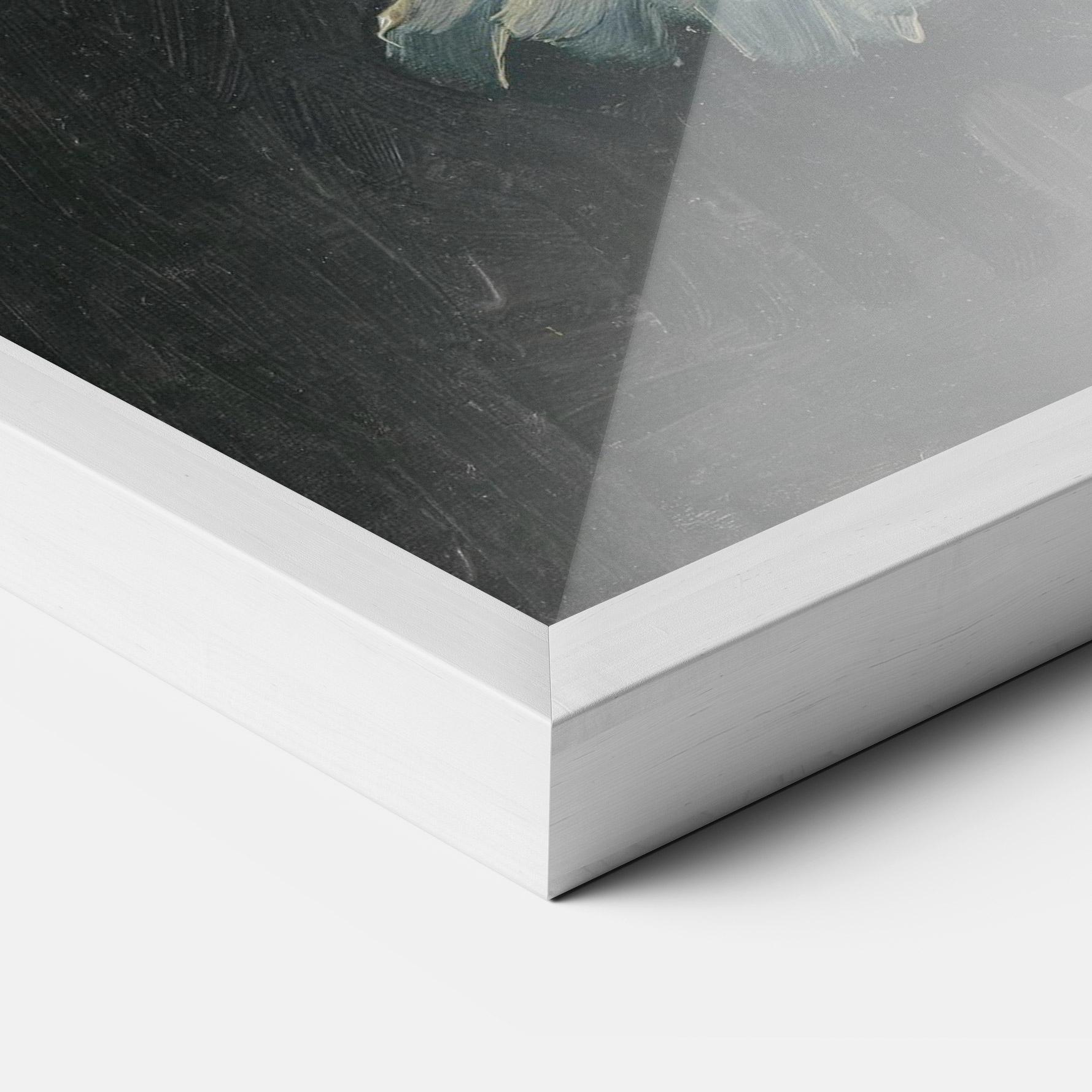 Keretezett Poszter Portret Oude Vrouw mockup 3