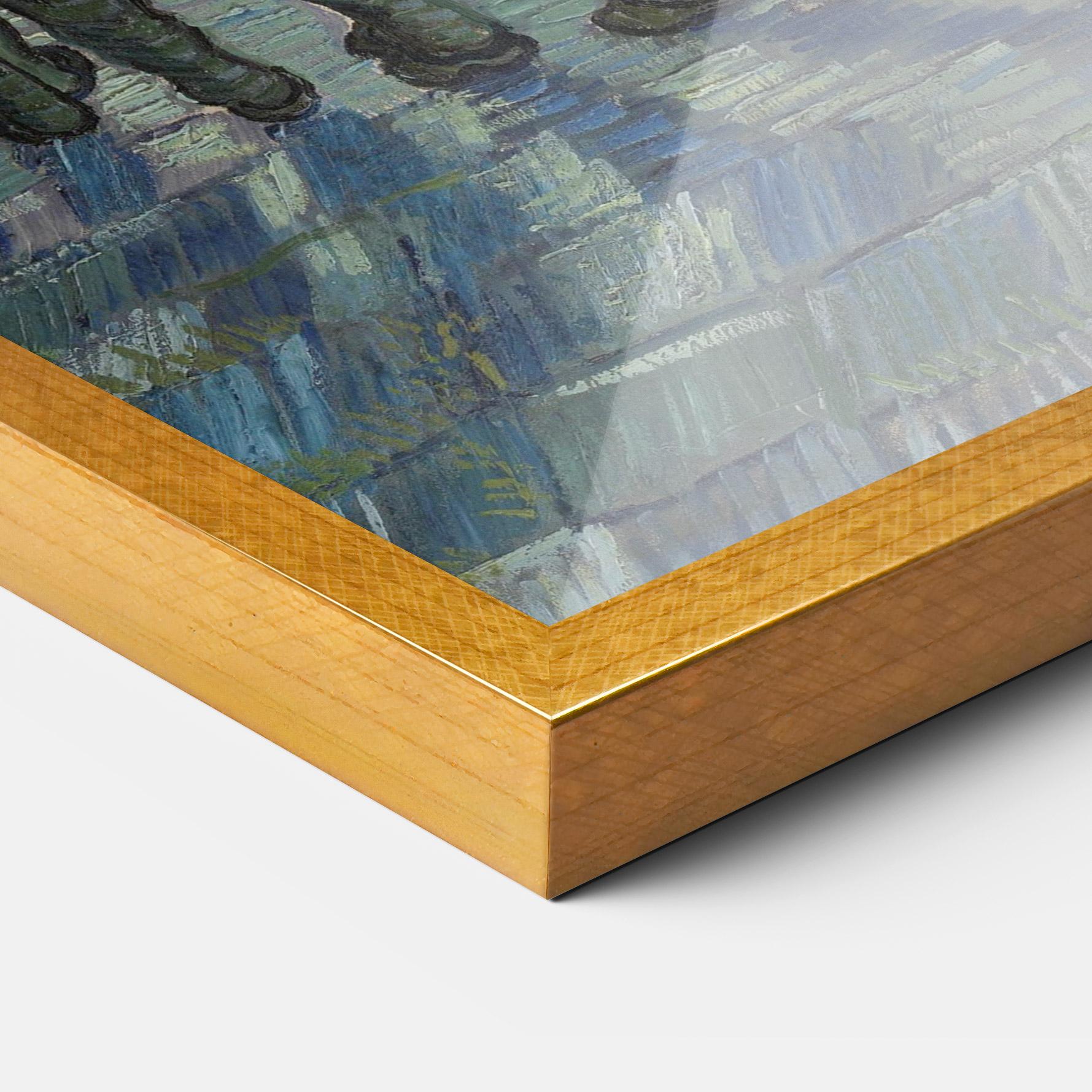 Keretezett Poszter Prisoners Exercising mockup 3