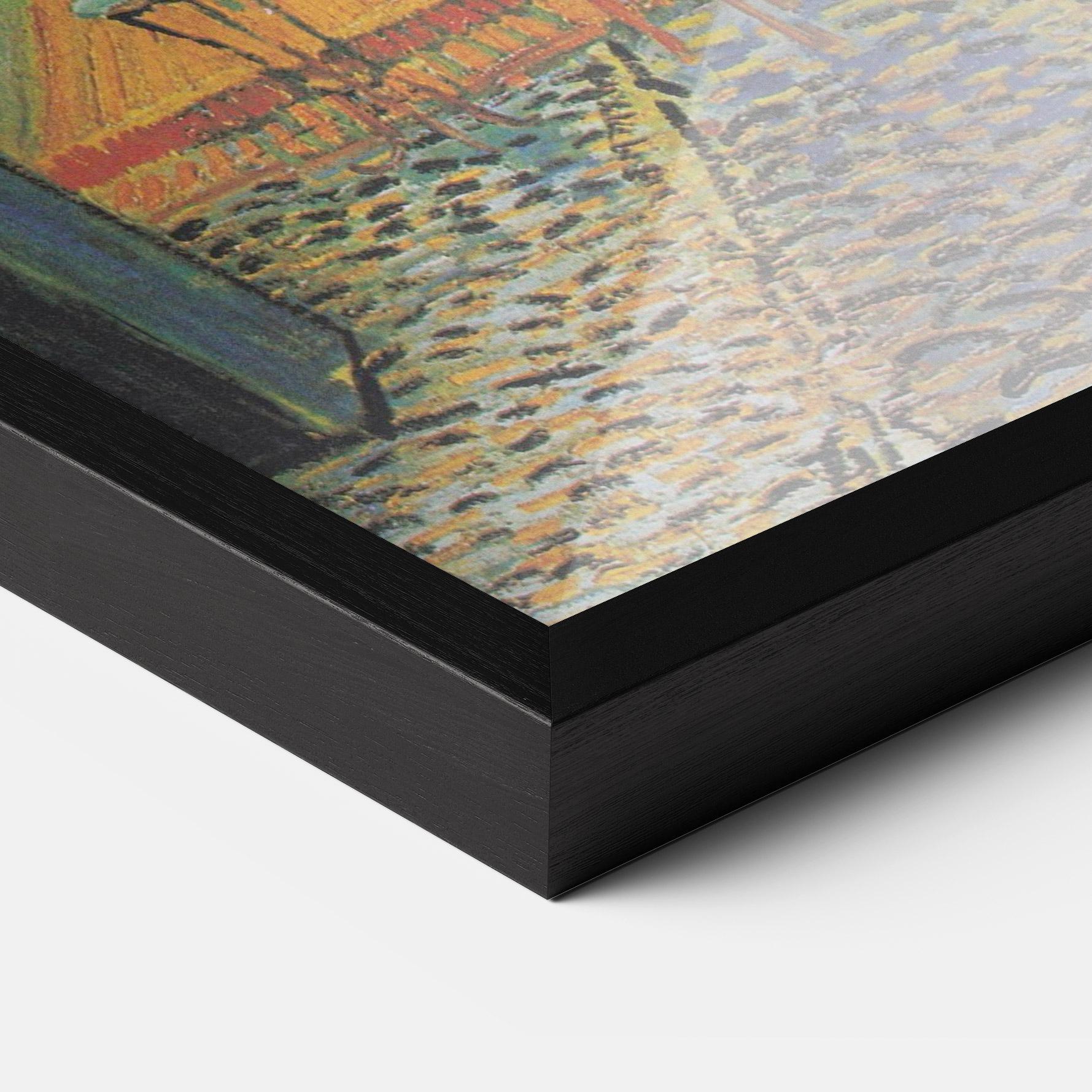 Keretezett Poszter Cafe Terrace At Night mockup 3