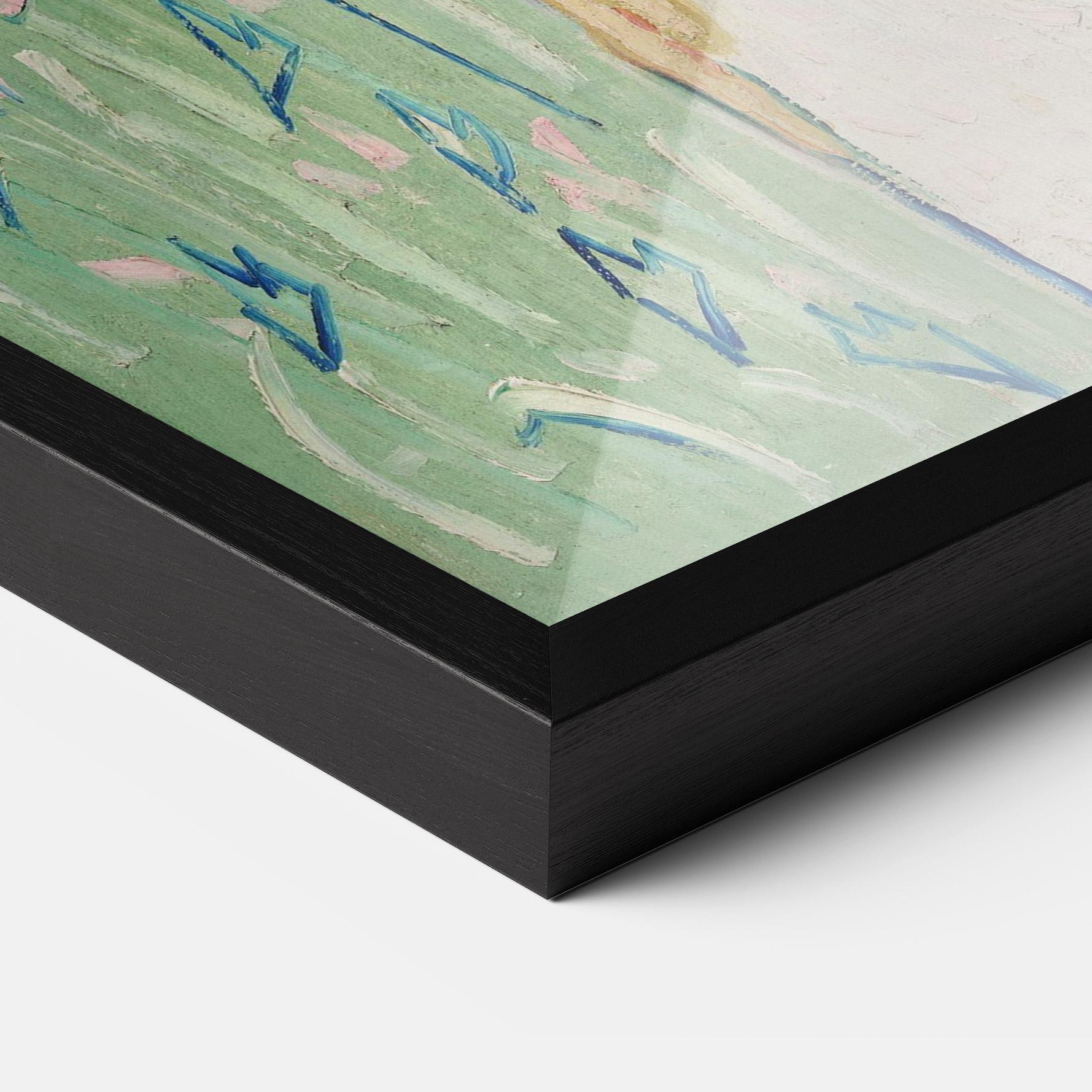 Keretezett Poszter Girl In White mockup 3