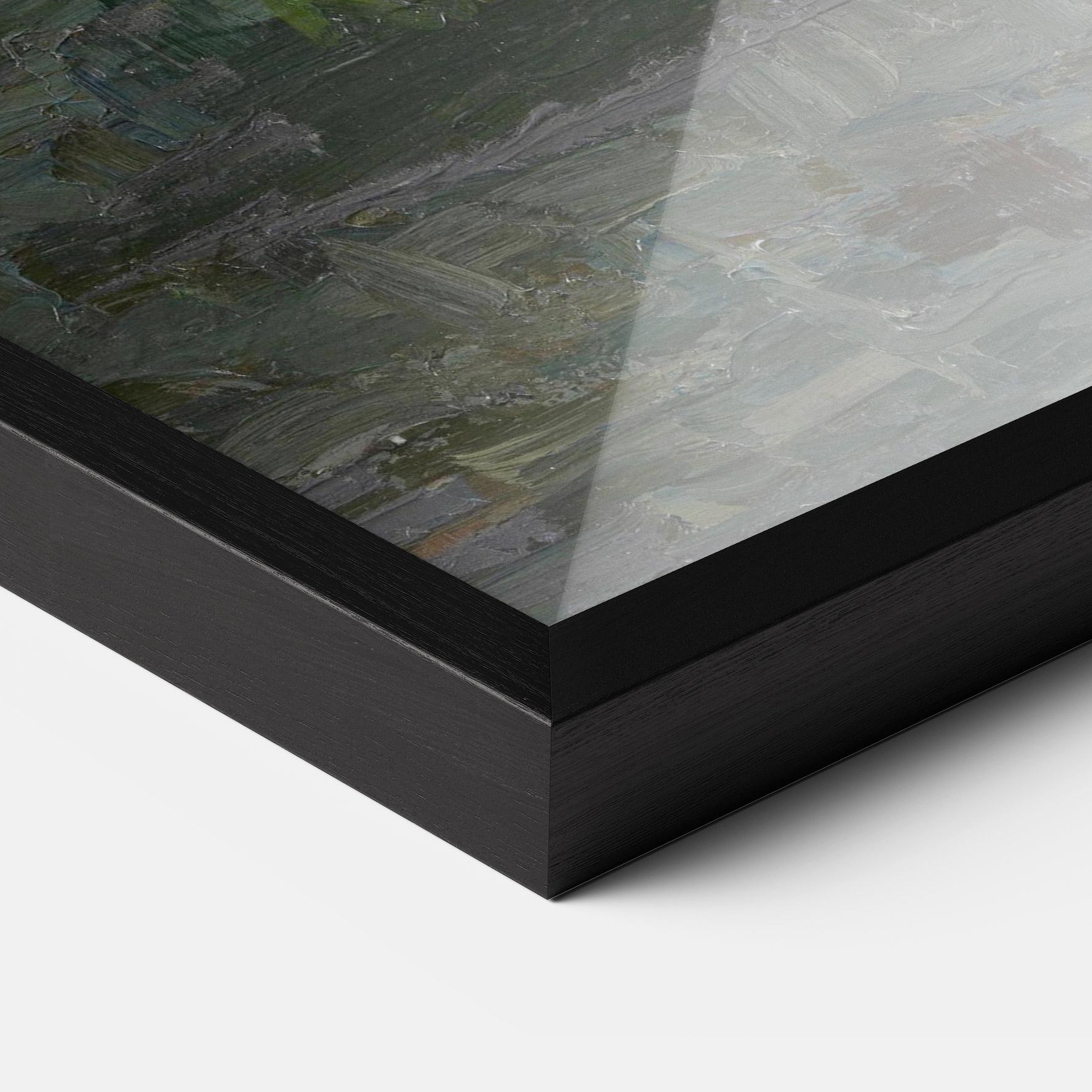 Keretezett Poszter Glas Met Gele Rozen mockup 3