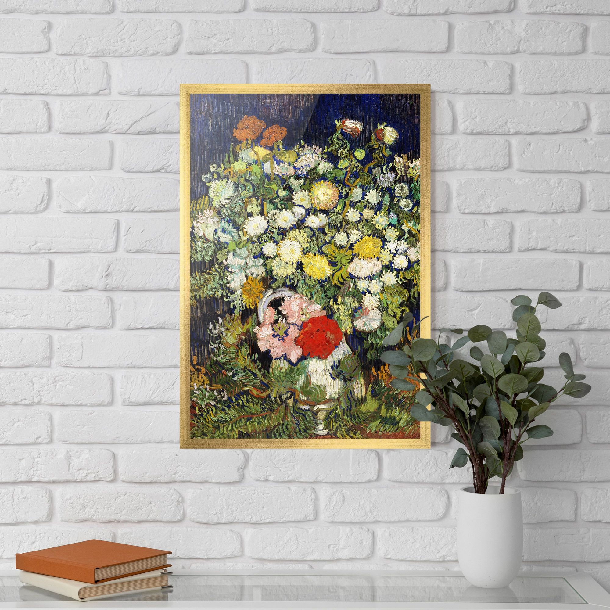 Flowers Van Gogh mockup 5