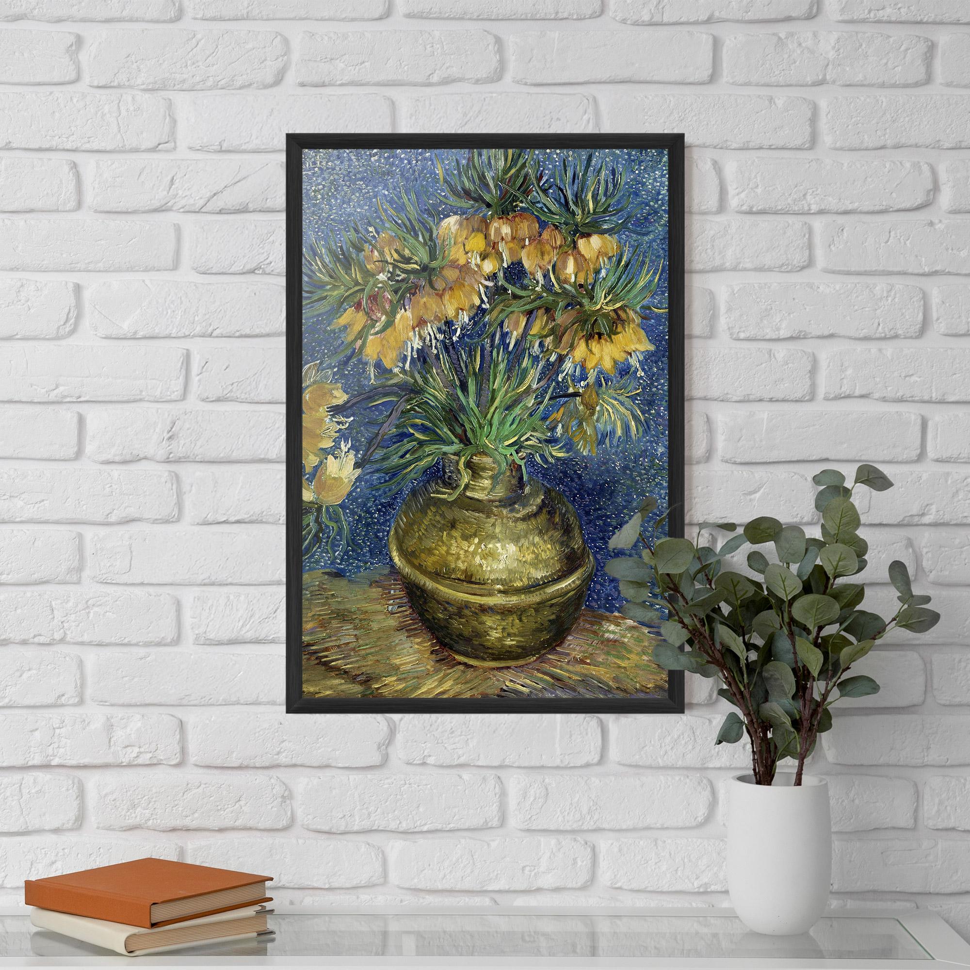 Keretezett Poszter Imperial Fritillaries Art mockup 5