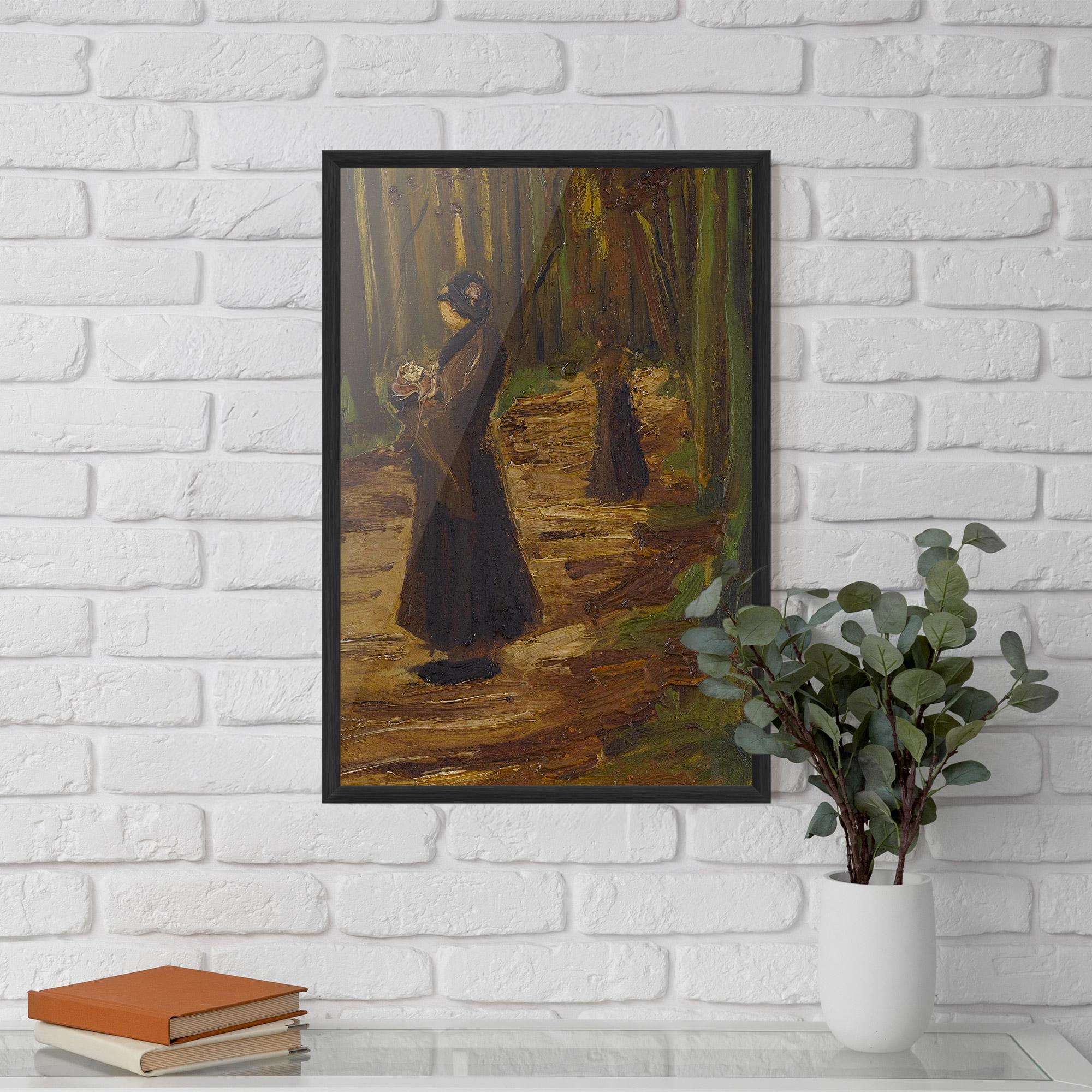 Keretezett Poszter Women In Wood mockup 5