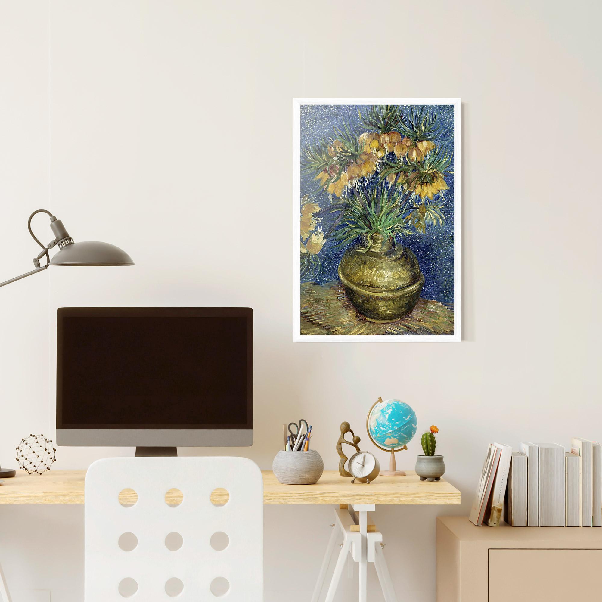 Keretezett Poszter Imperial Fritillaries Art mockup 6