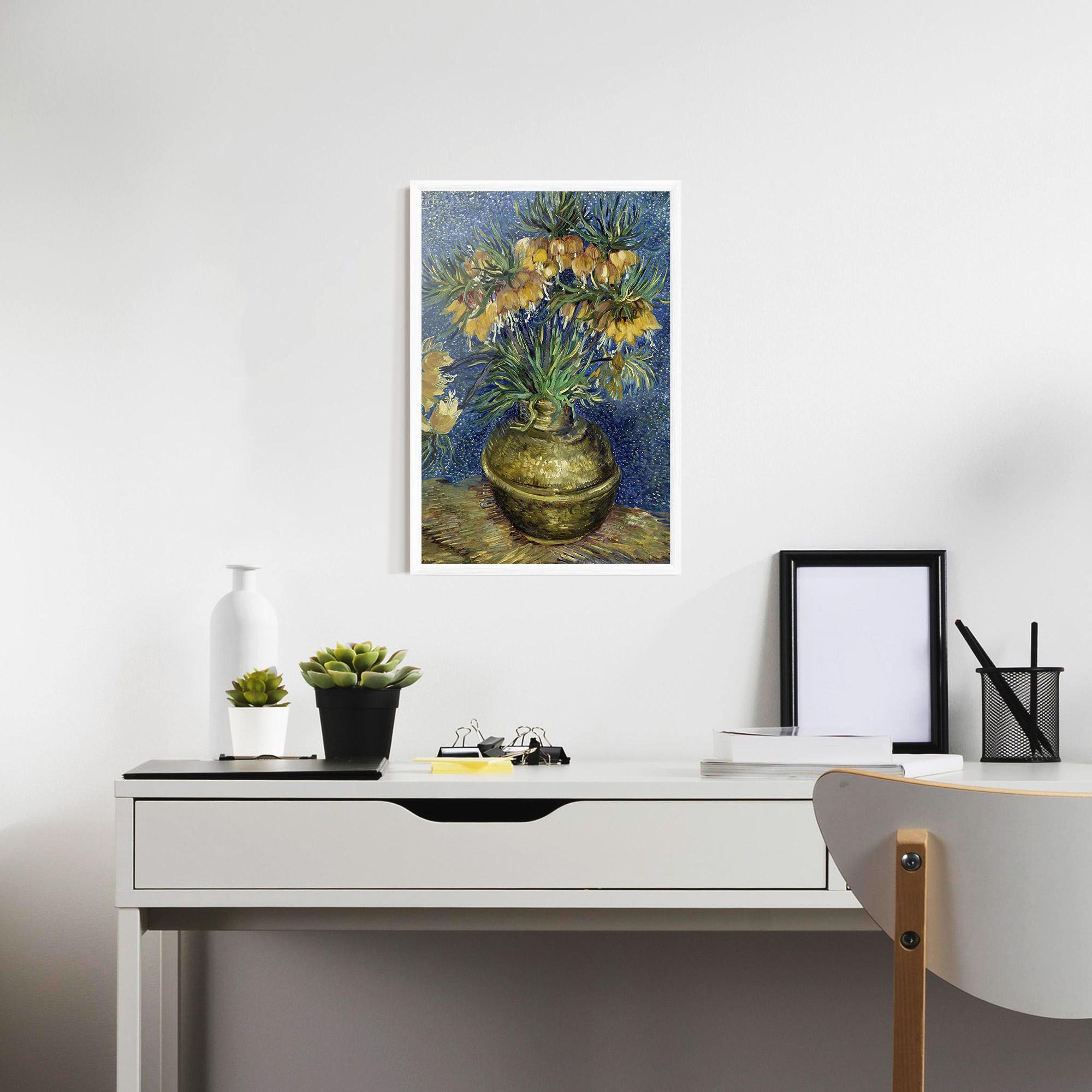 Keretezett Poszter Imperial Fritillaries Art mockup 7