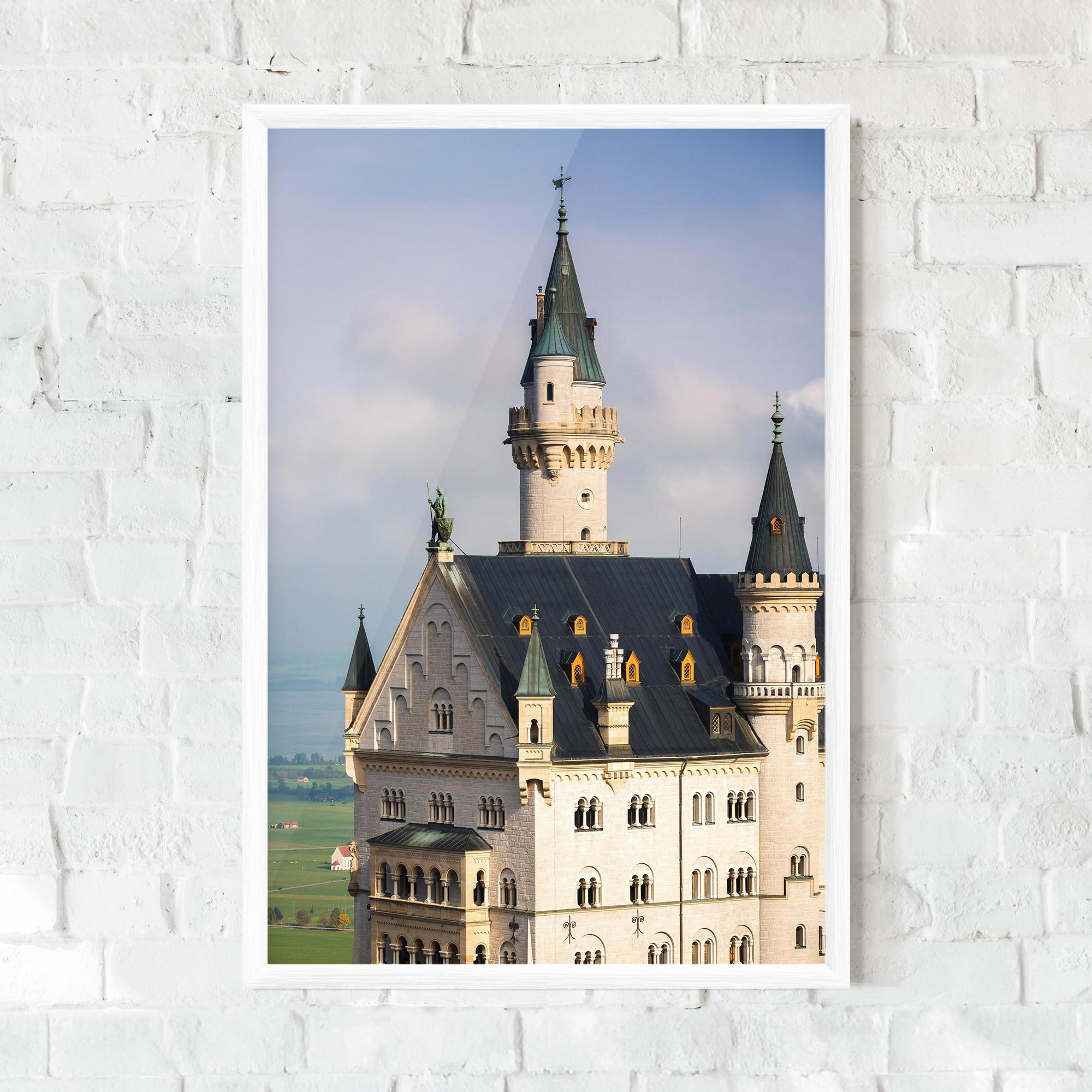 Keretezett Poszter Neuschwanstein Castle View mockup 0