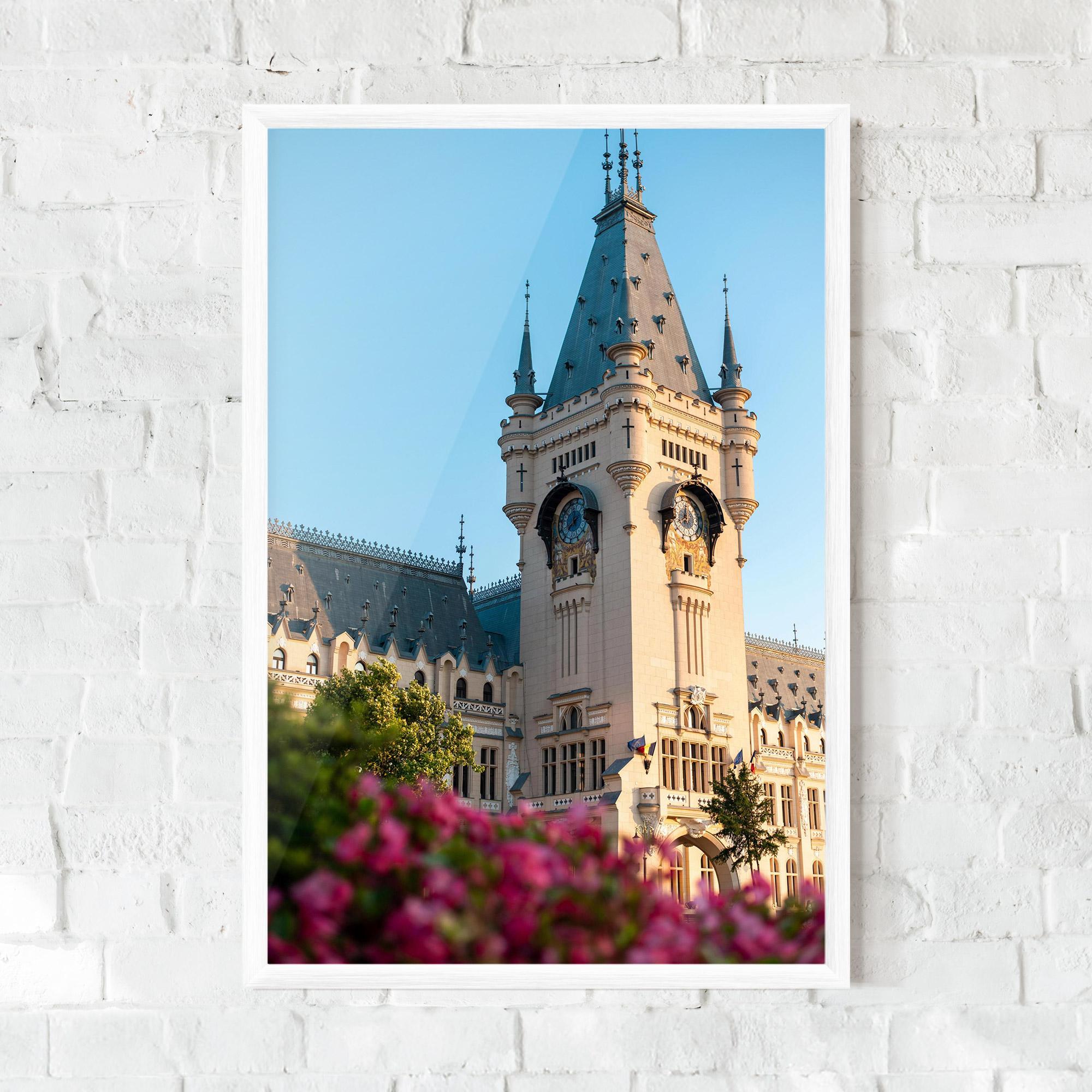 Keretezett Poszter Palace Culture Iasi mockup 0