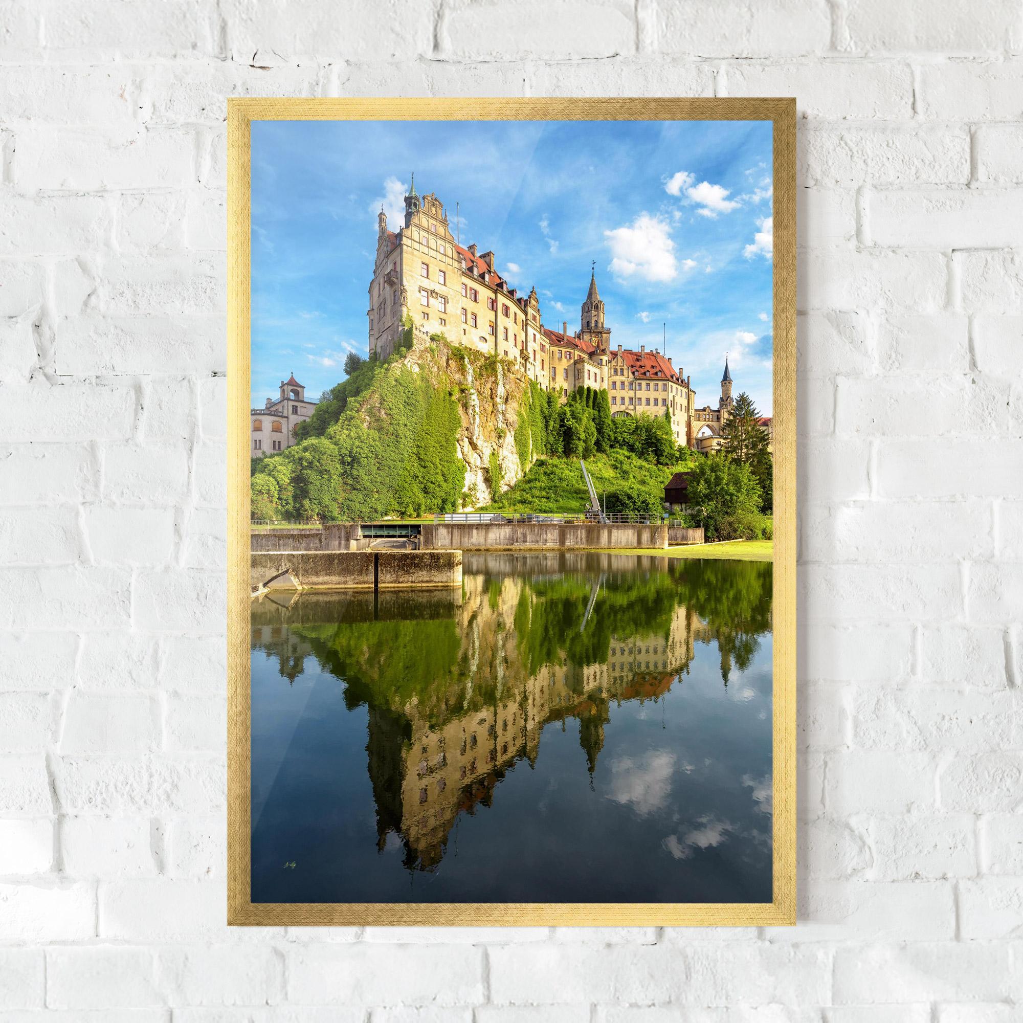 Keretezett Poszter Sigmaringen Castle Germany mockup 0