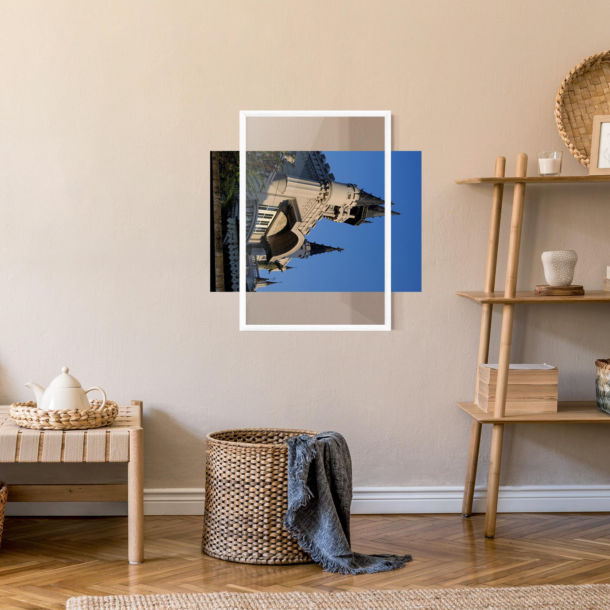 Keretezett Poszter Castle Blue mockup 9