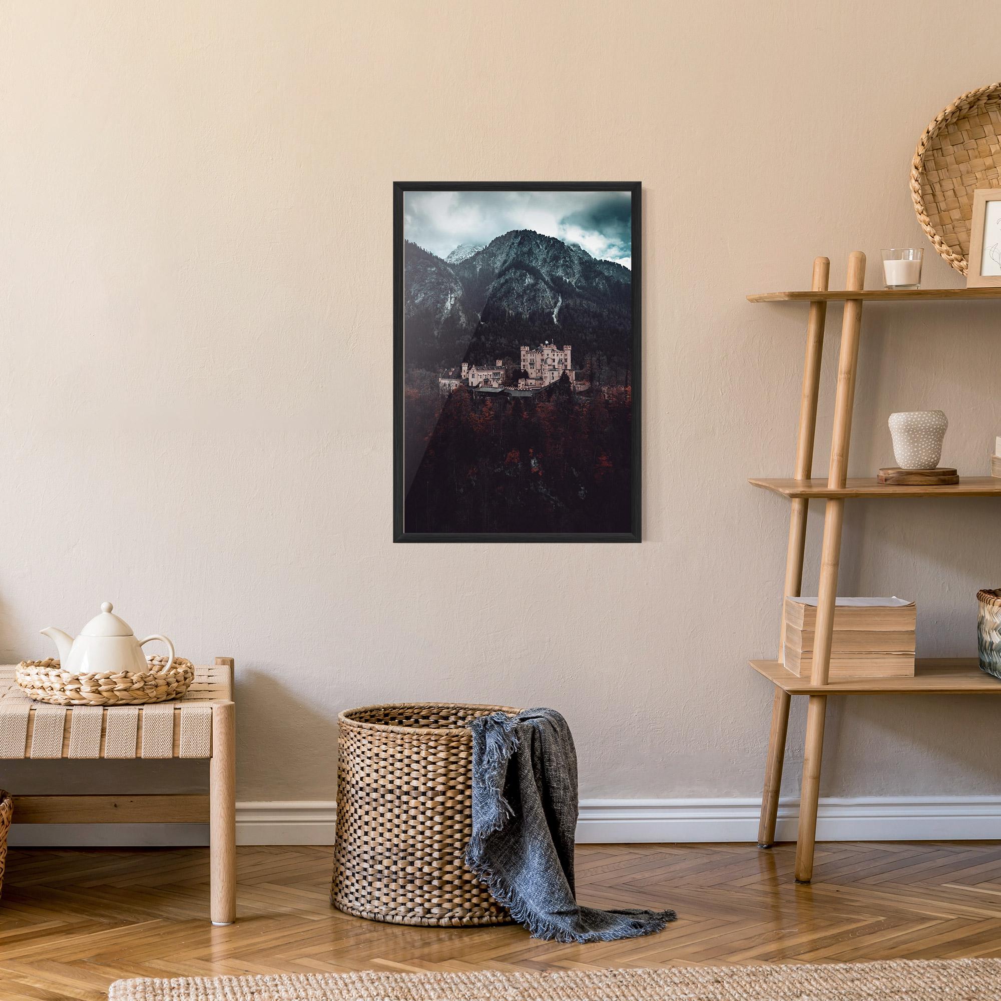 Keretezett Poszter Forest Castle mockup 9