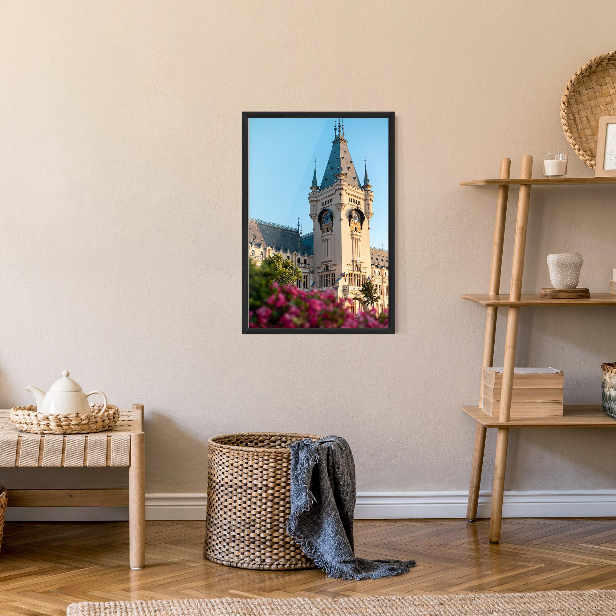 Keretezett Poszter Palace Culture Iasi mockup 9