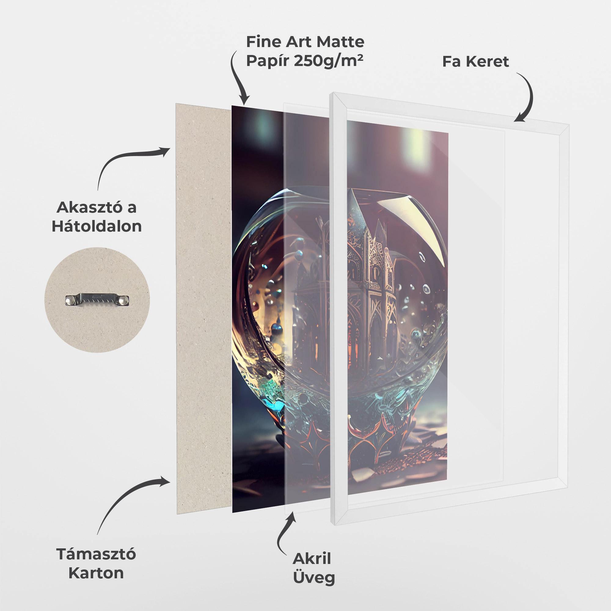 Keretezett Poszter Church Ball mockup 1