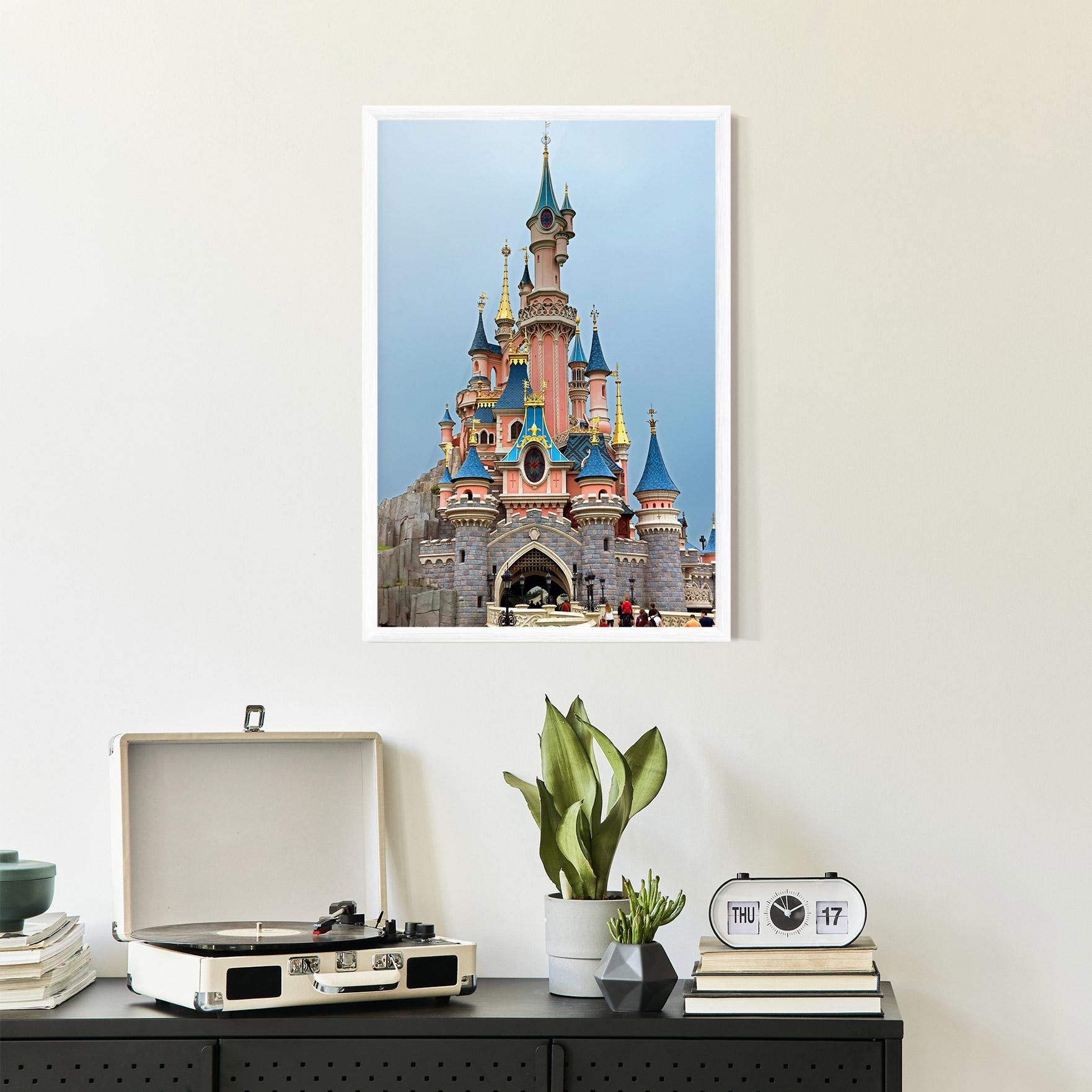 Keretezett Poszter Disneyland Castle mockup 2
