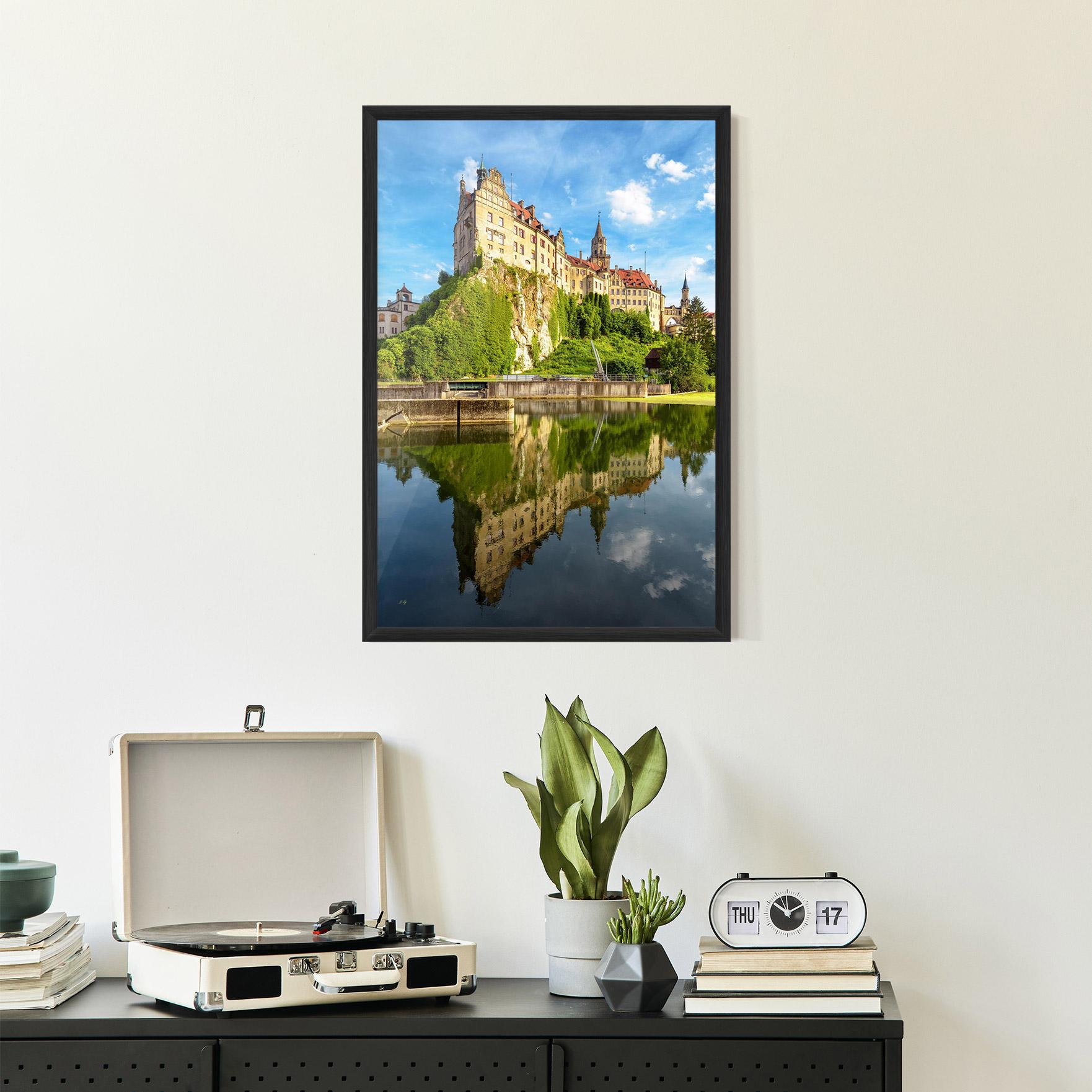 Keretezett Poszter Sigmaringen Castle Germany mockup 2