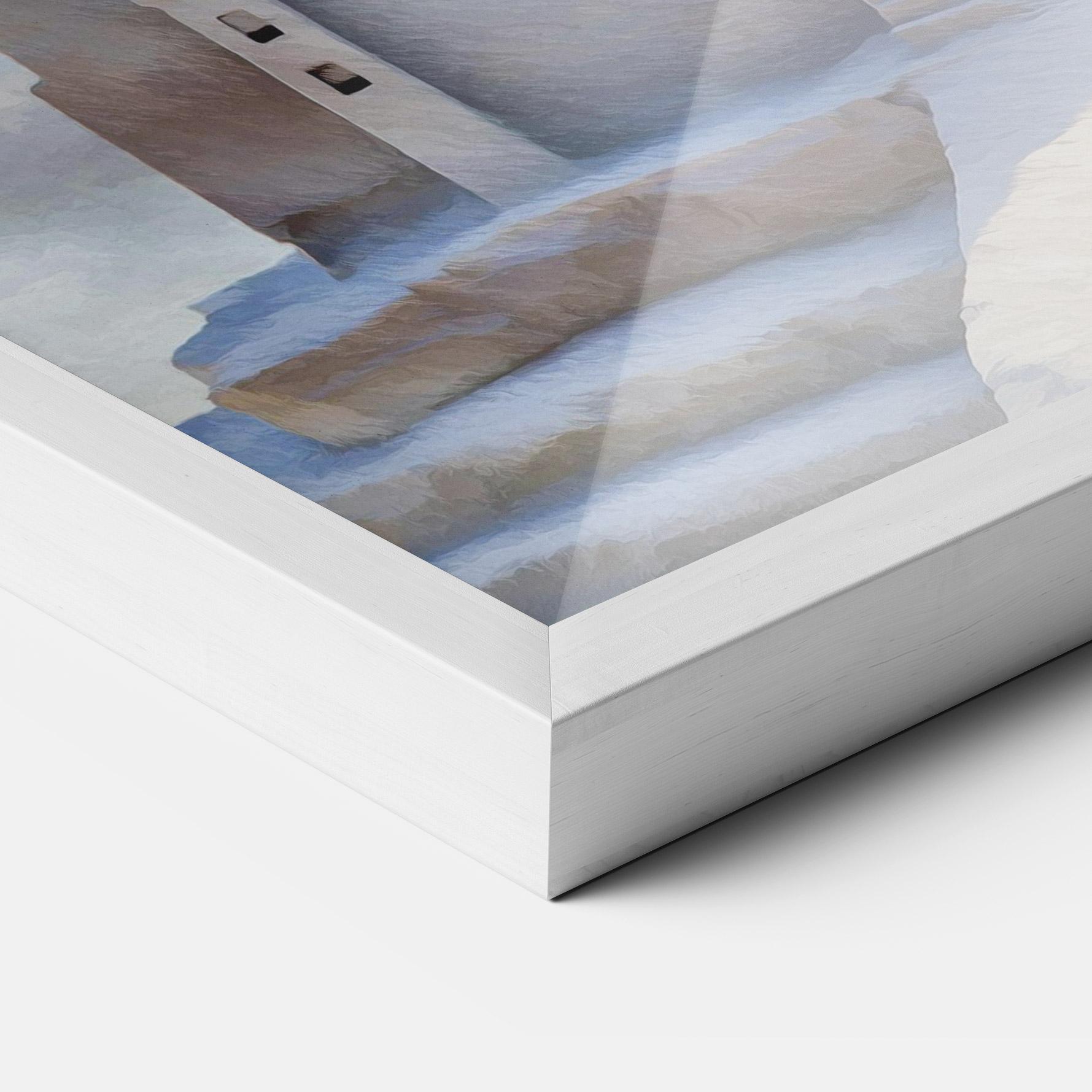 Keretezett Poszter Cream Castle mockup 3