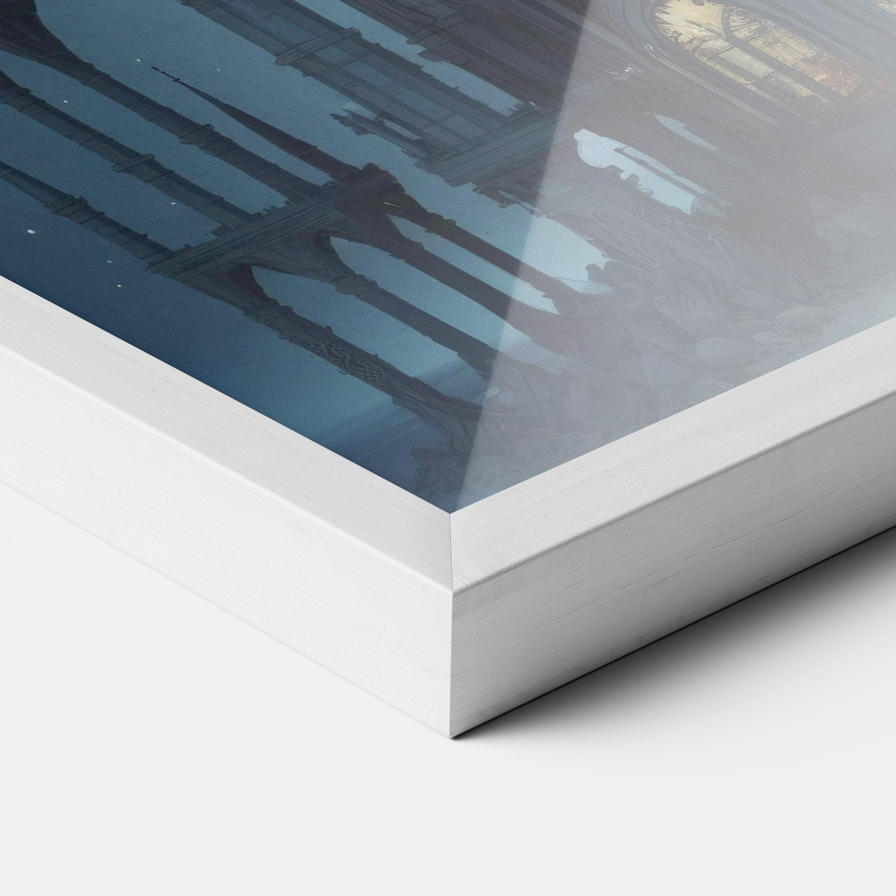 Keretezett Poszter Mosque Moon mockup 3