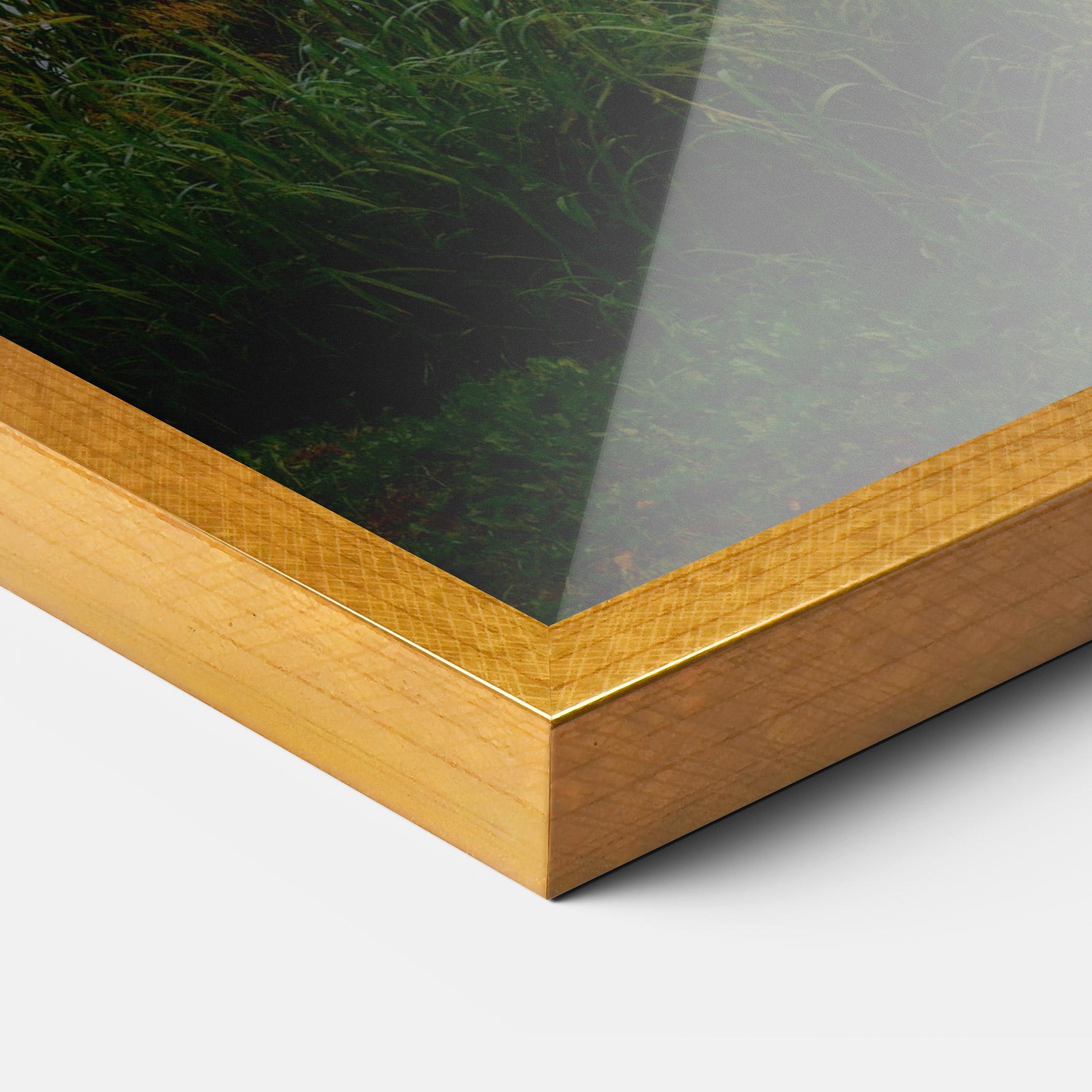 Keretezett Poszter Ancient Castle Morning mockup 3