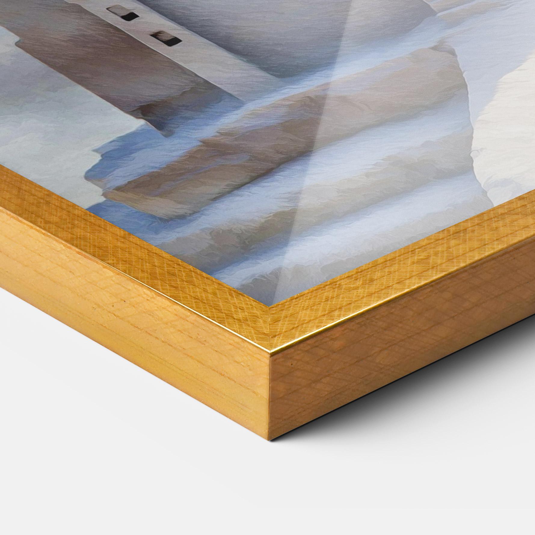 Keretezett Poszter Cream Castle mockup 3