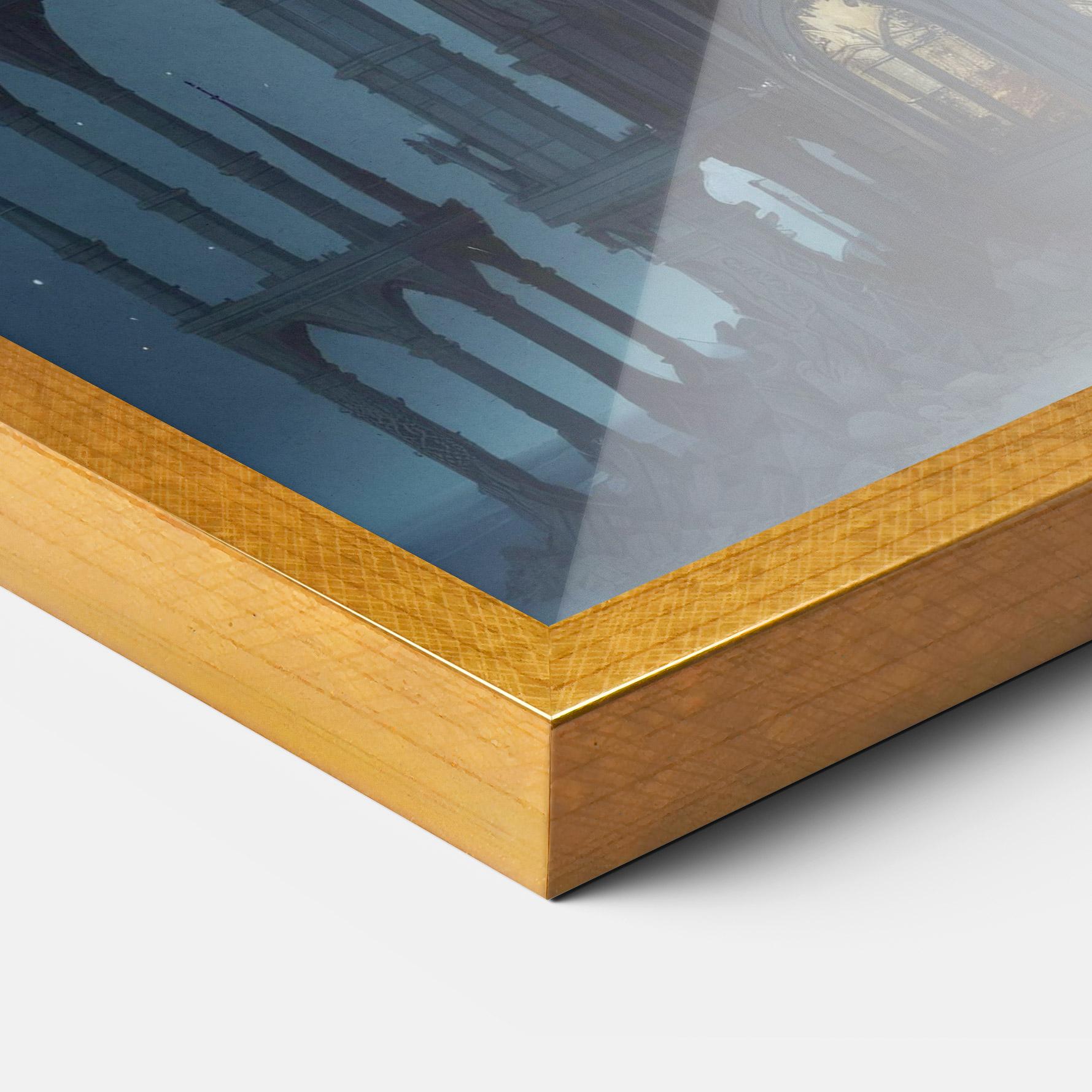 Keretezett Poszter Mosque Moon mockup 3