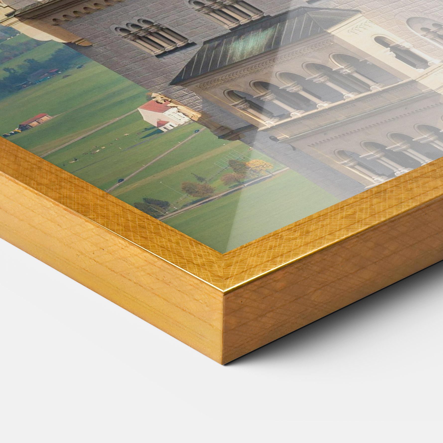 Keretezett Poszter Neuschwanstein Castle View mockup 3