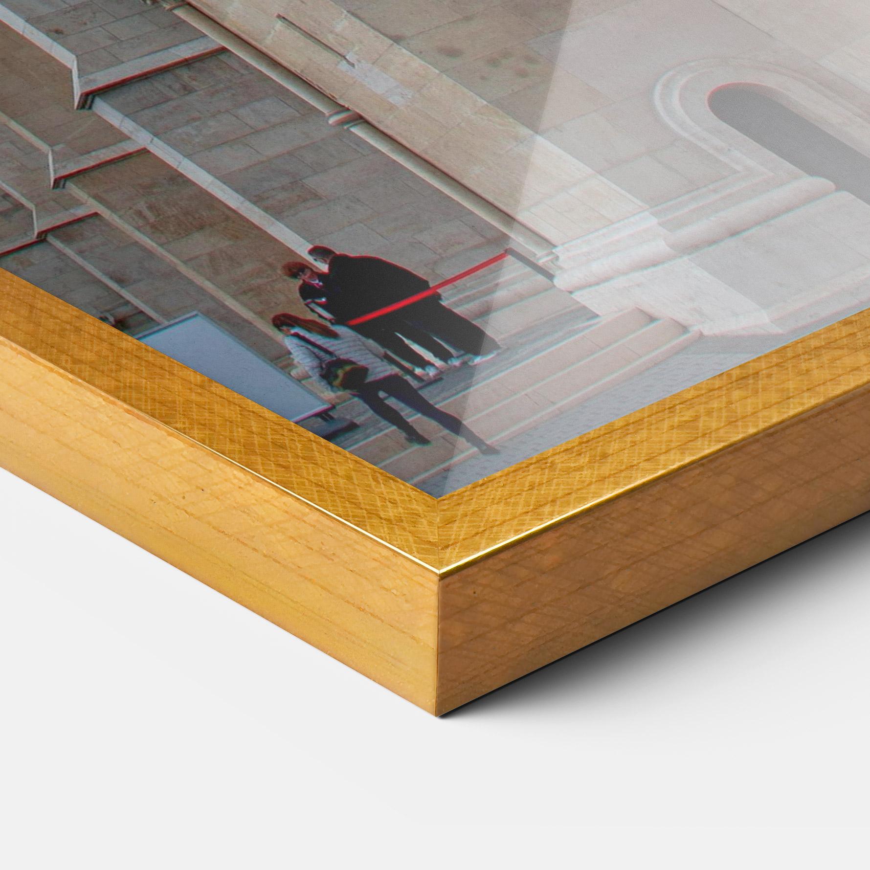 Keretezett Poszter Old Building mockup 3