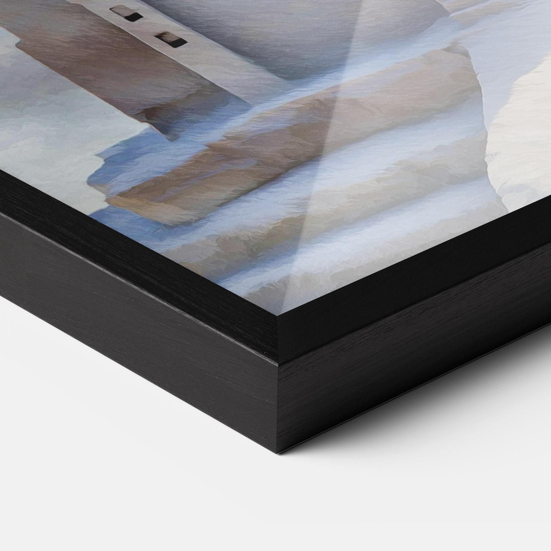 Keretezett Poszter Cream Castle mockup 3