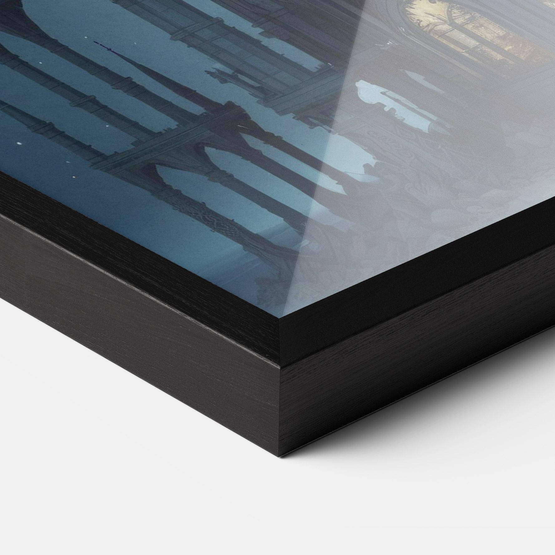 Keretezett Poszter Mosque Moon mockup 3