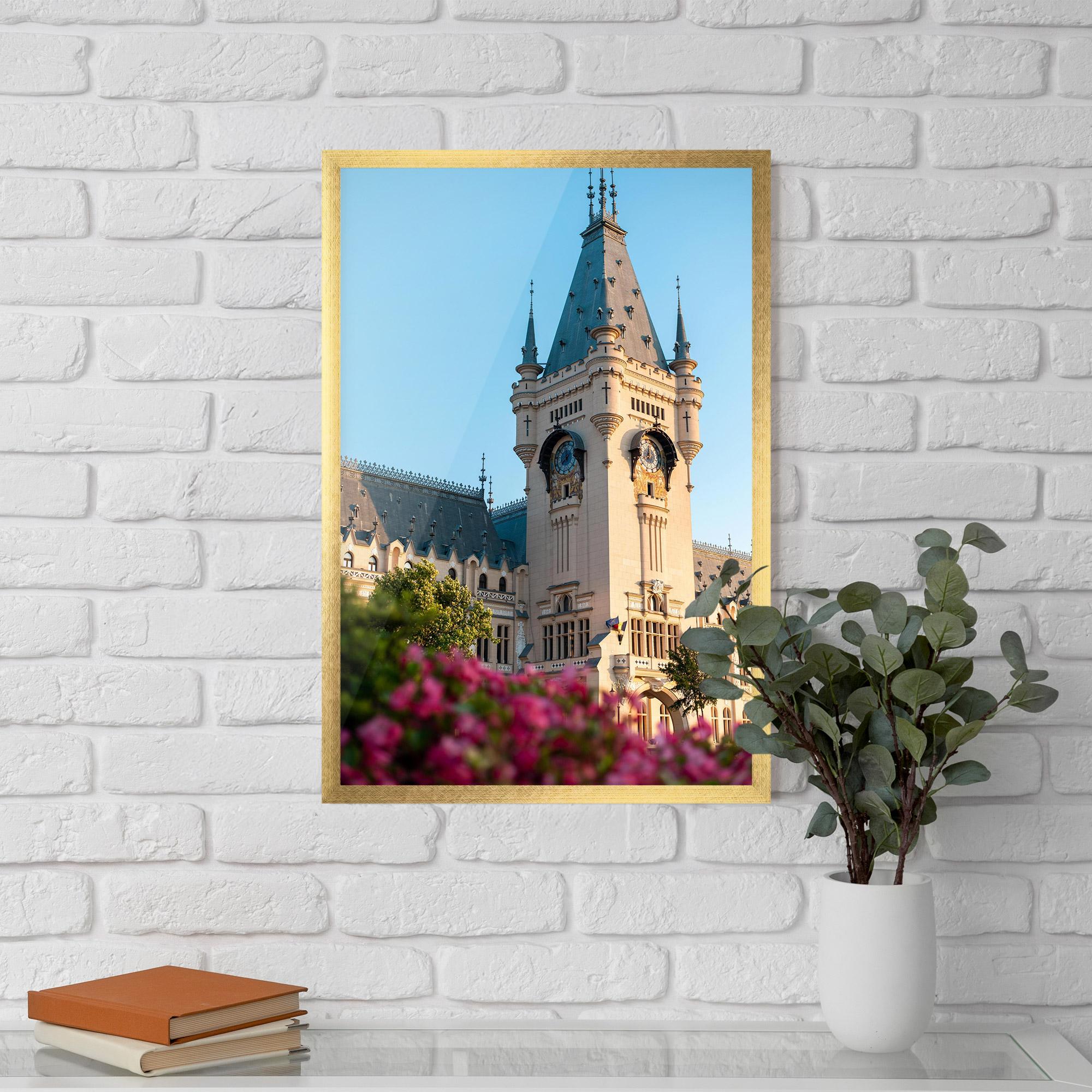 Keretezett Poszter Palace Culture Iasi mockup 5