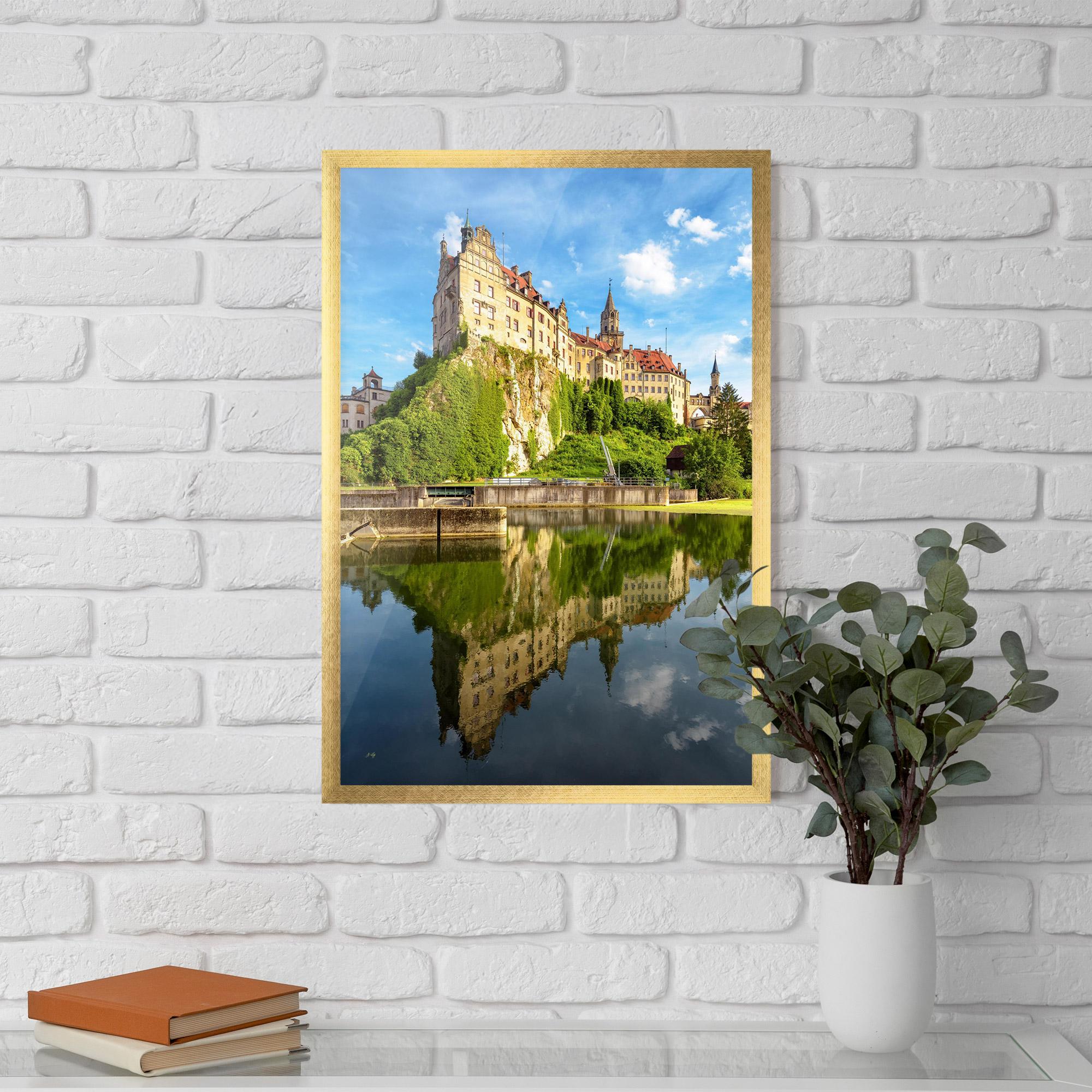 Keretezett Poszter Sigmaringen Castle Germany mockup 5