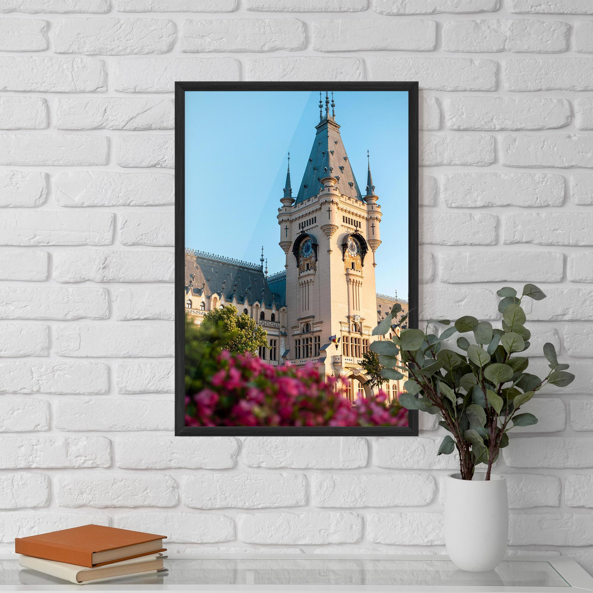 Keretezett Poszter Palace Culture Iasi mockup 5