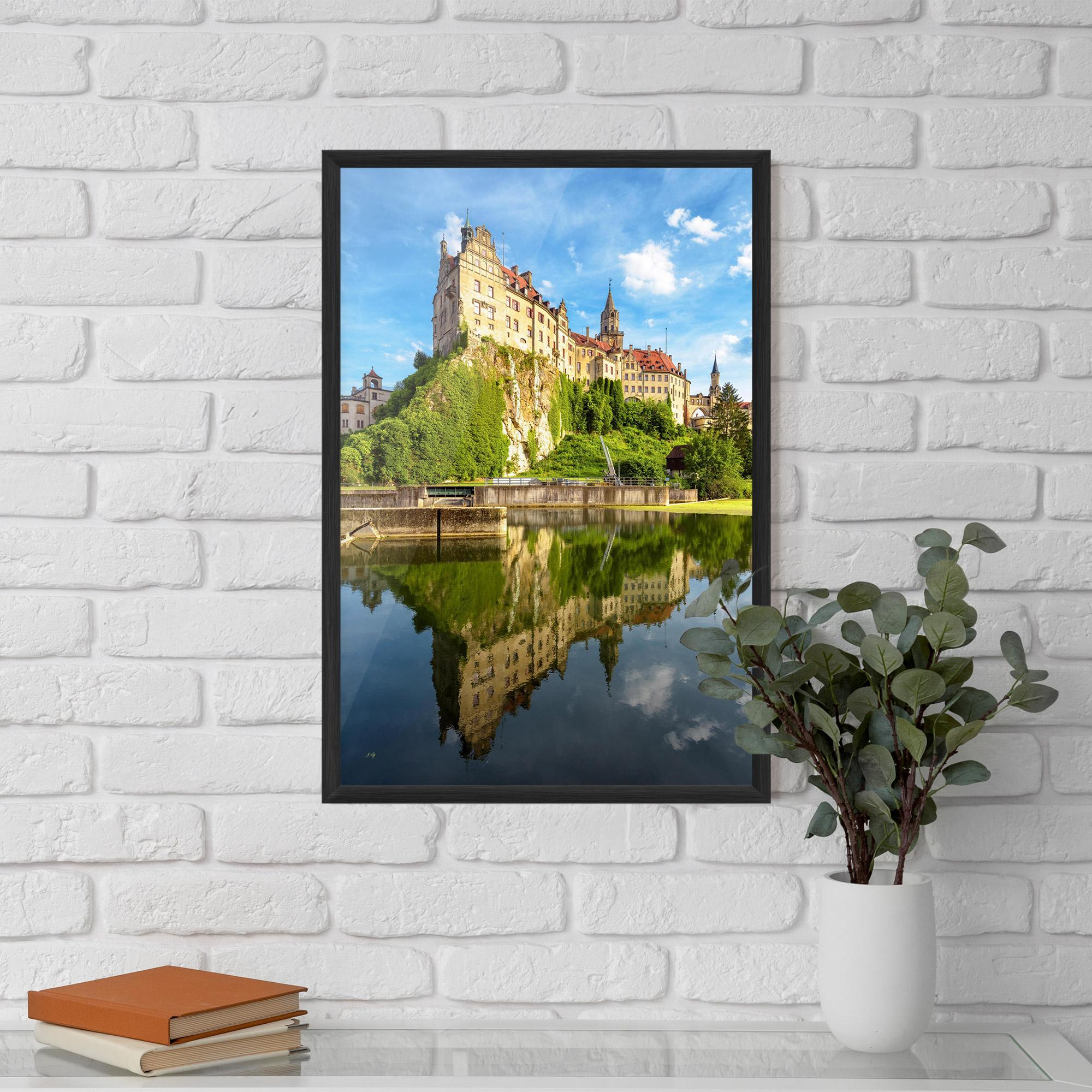 Keretezett Poszter Sigmaringen Castle Germany mockup 5