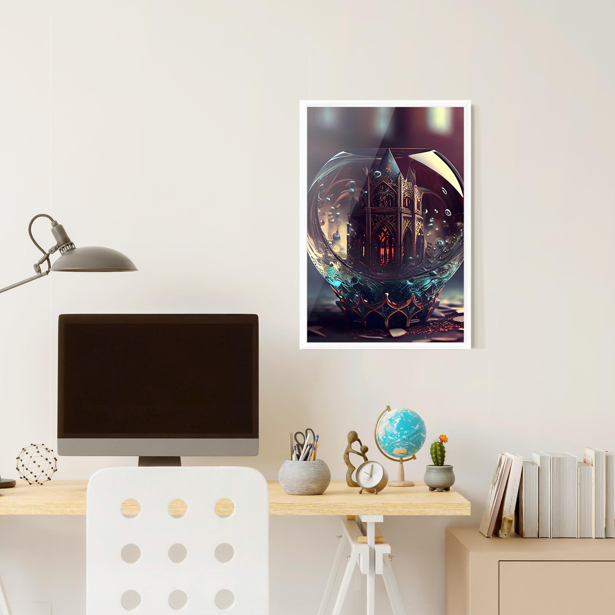 Keretezett Poszter Church Ball mockup 6