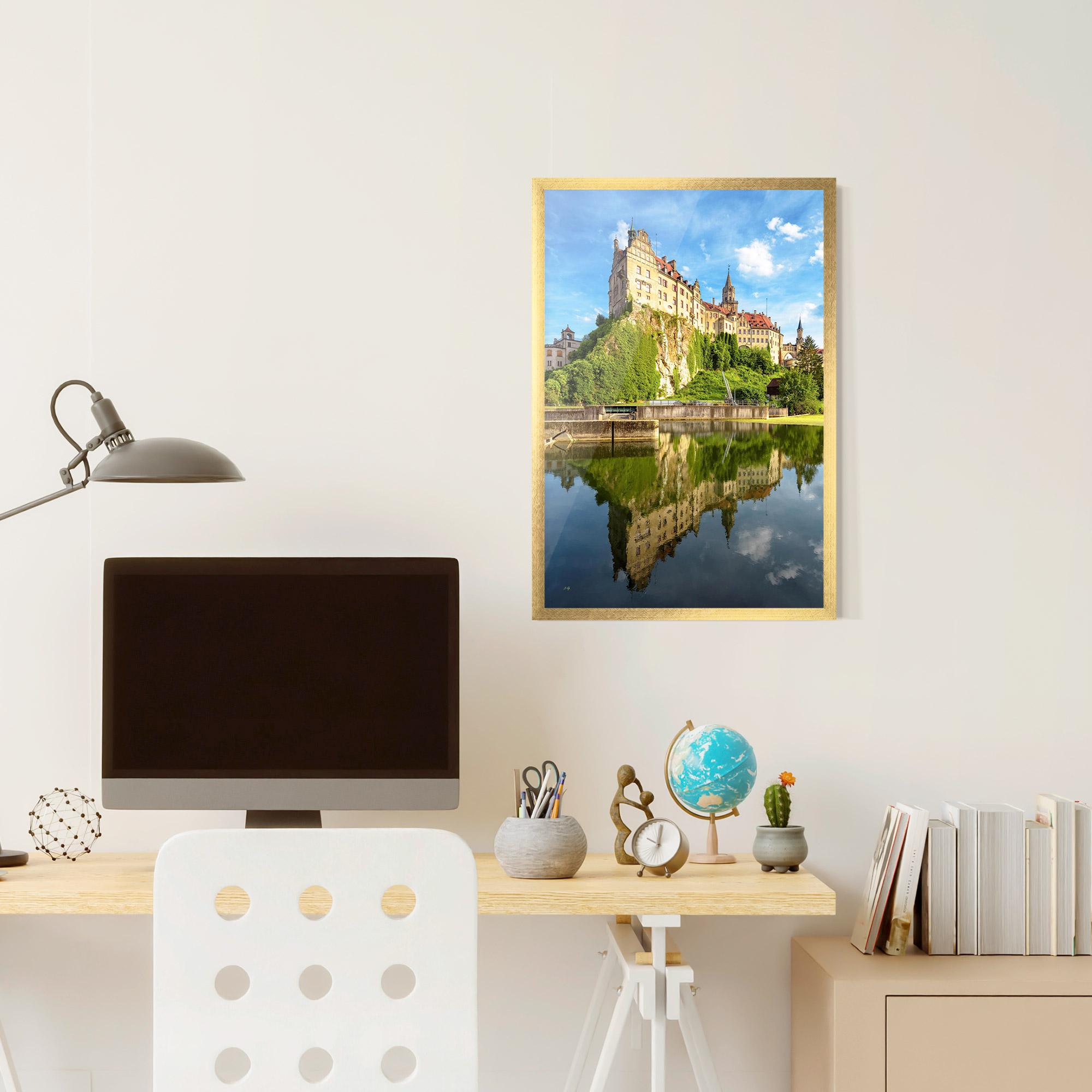 Keretezett Poszter Sigmaringen Castle Germany mockup 6