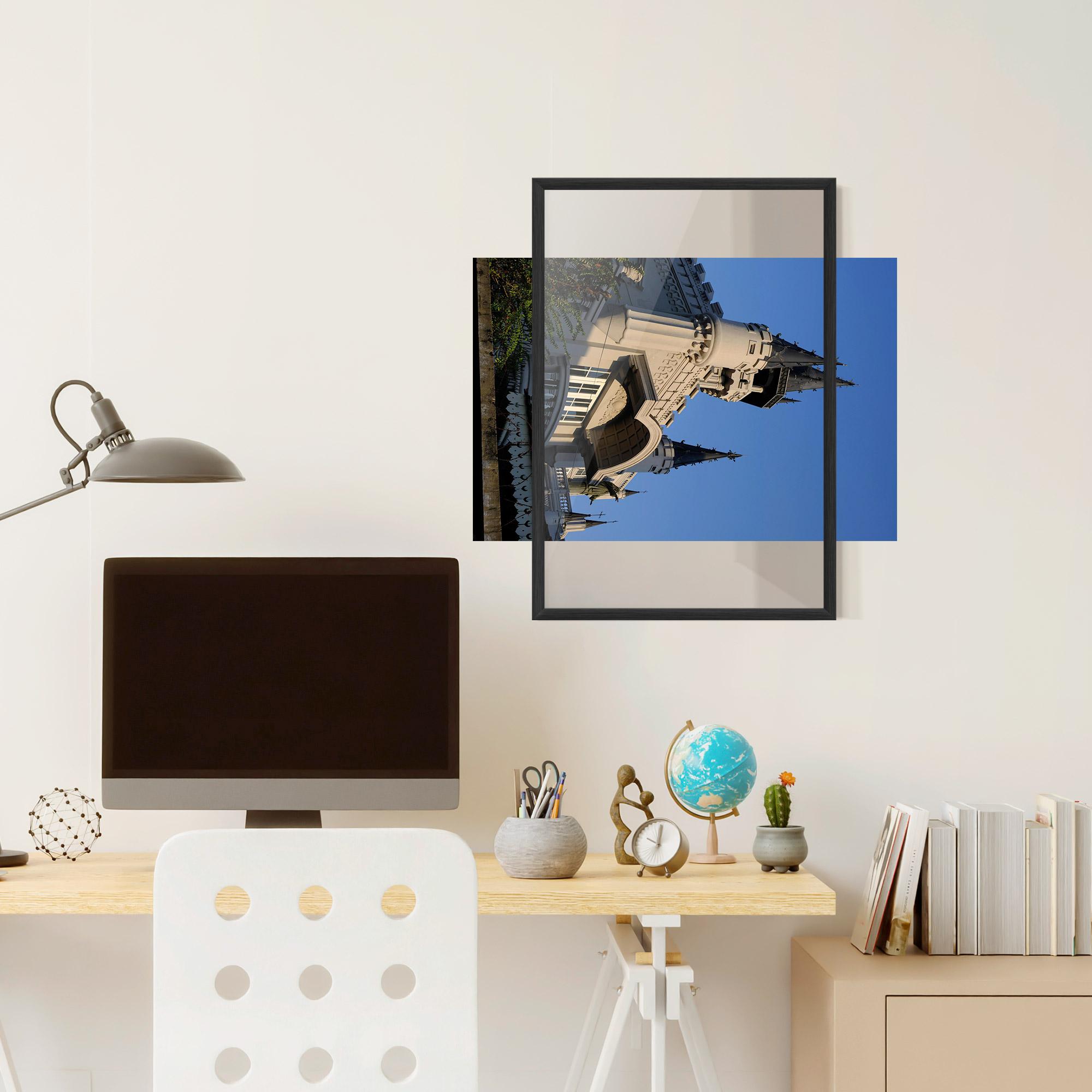 Keretezett Poszter Castle Blue mockup 6