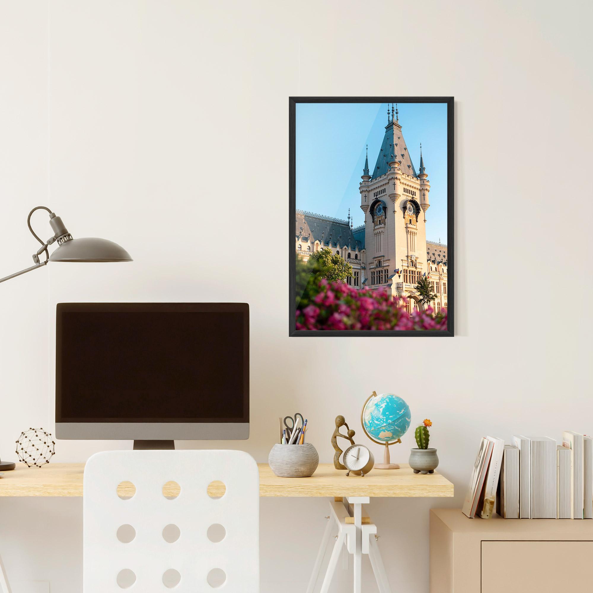 Keretezett Poszter Palace Culture Iasi mockup 6