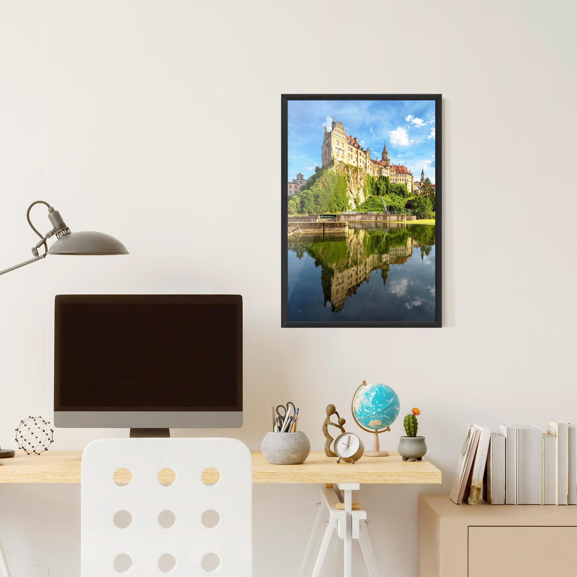 Keretezett Poszter Sigmaringen Castle Germany mockup 6