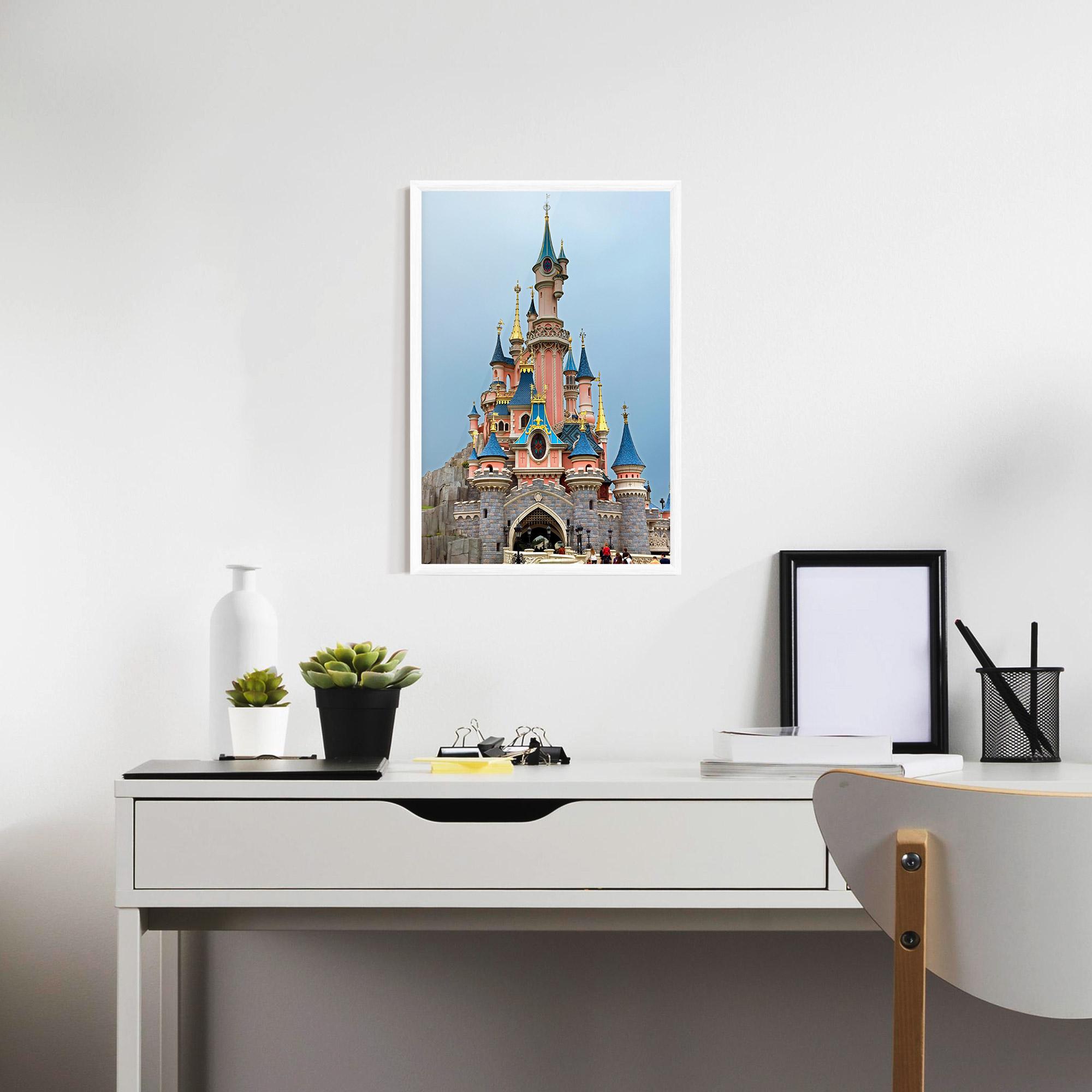 Keretezett Poszter Disneyland Castle mockup 7