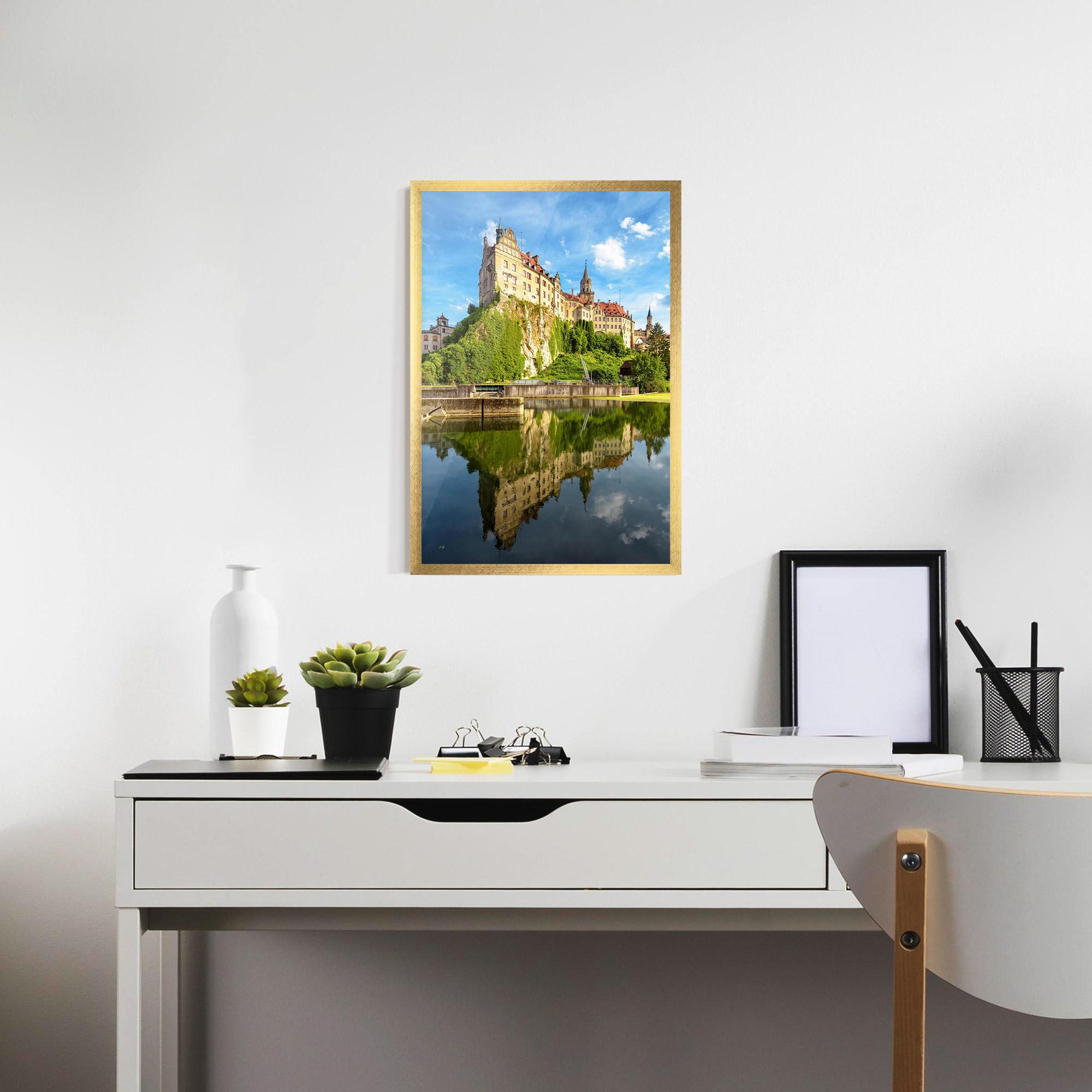 Keretezett Poszter Sigmaringen Castle Germany mockup 7