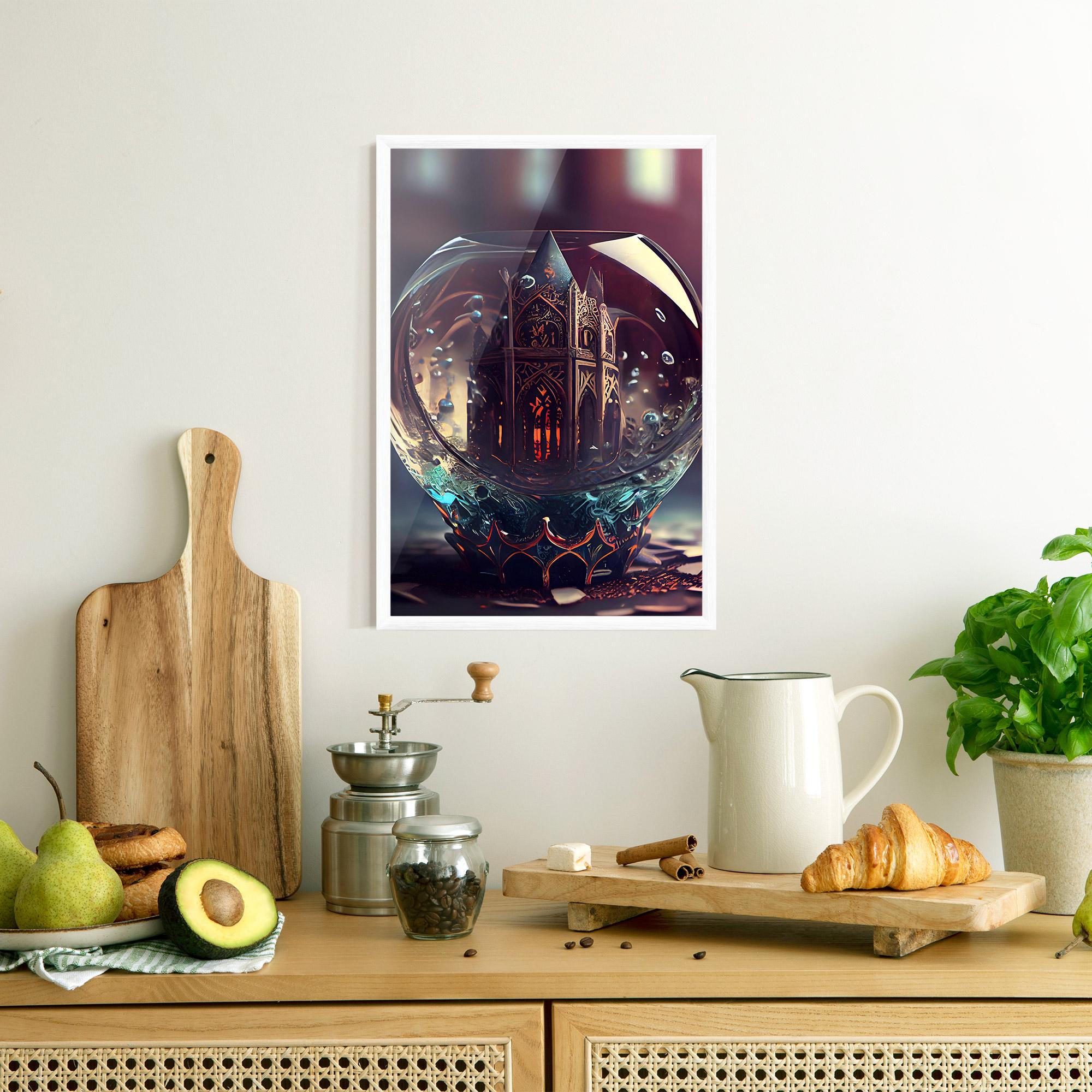 Keretezett Poszter Church Ball mockup 8