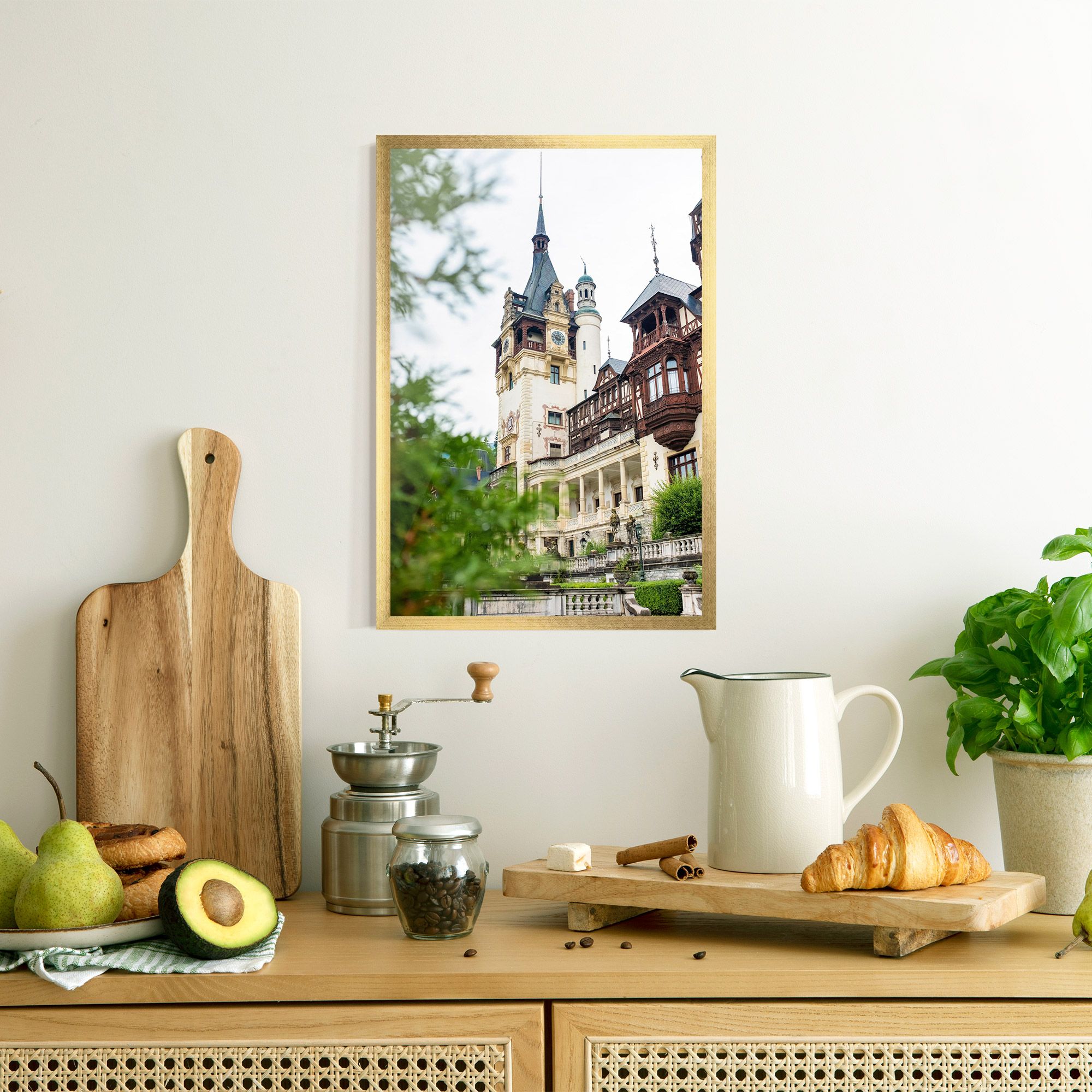 Peles Castle Romania mockup 8