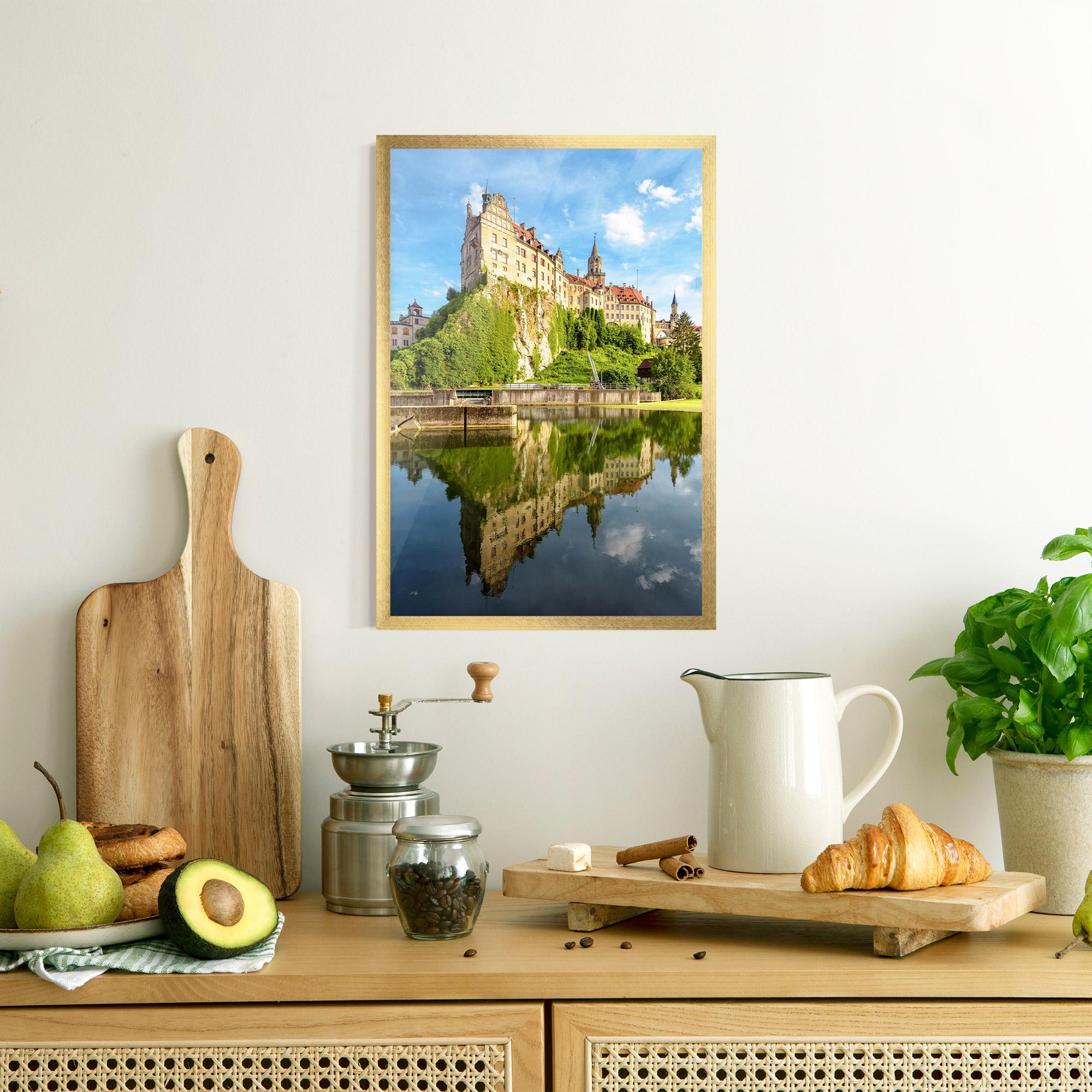 Keretezett Poszter Sigmaringen Castle Germany mockup 8