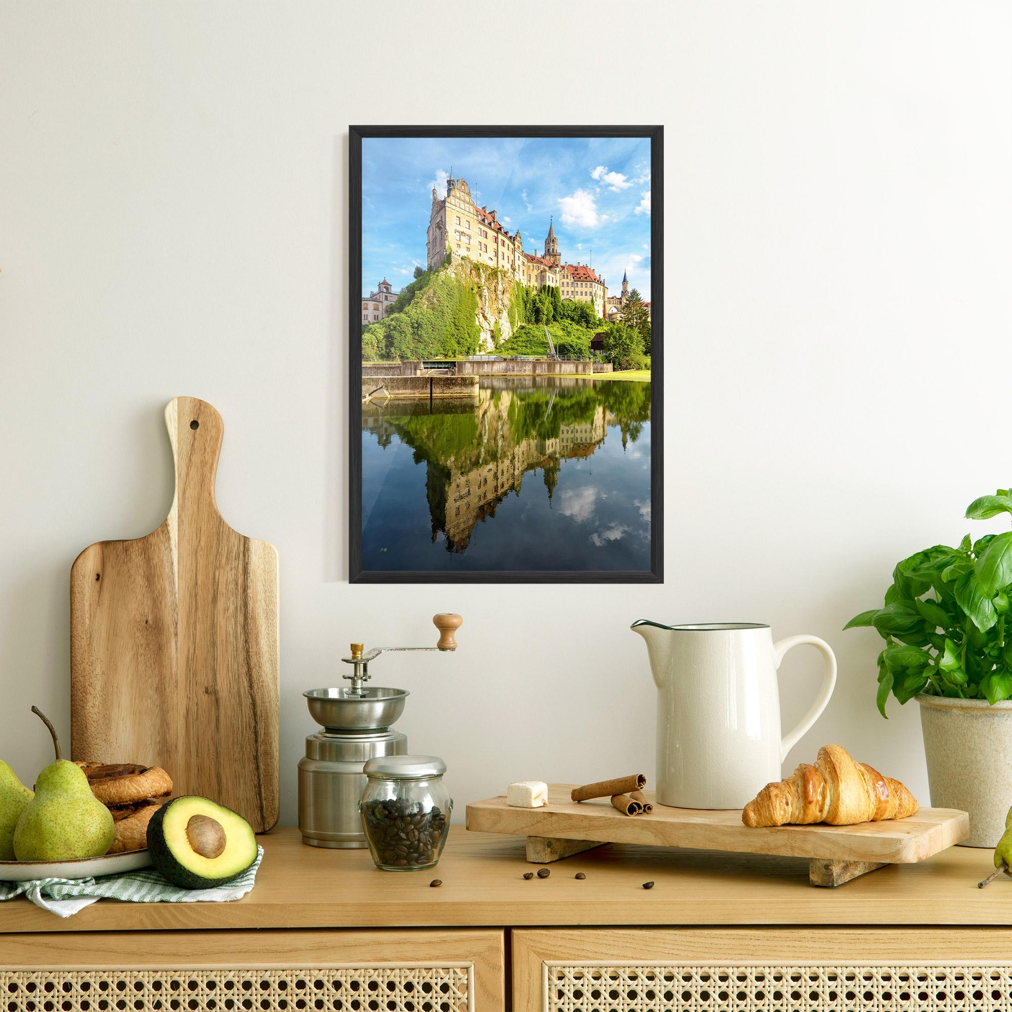 Keretezett Poszter Sigmaringen Castle Germany mockup 8