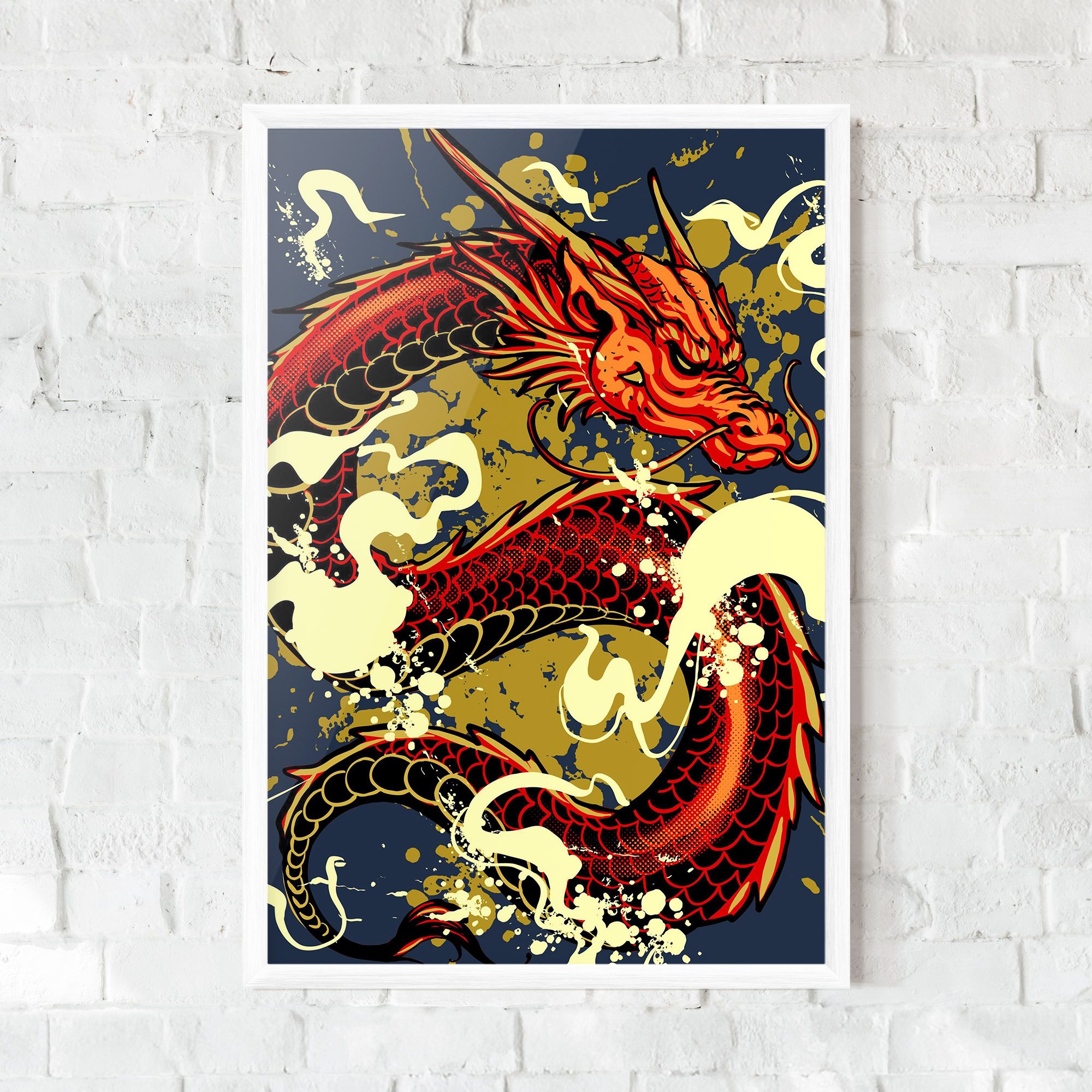 Red Cream Dragon mockup 0
